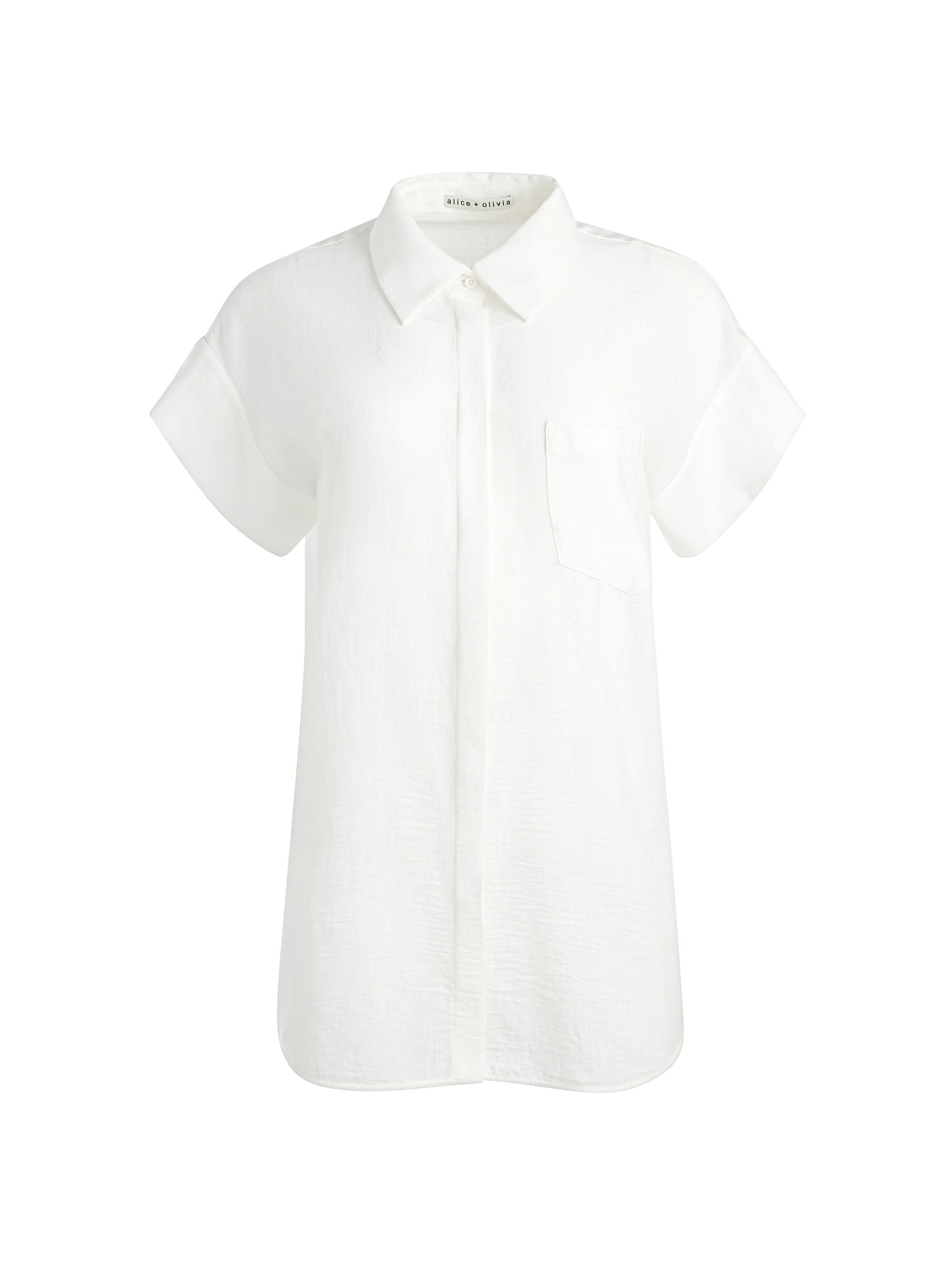 FINELY SHORT SLEEVE BUTTON DOWN - 1