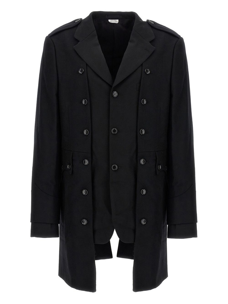 double-layer blazer coat 1
