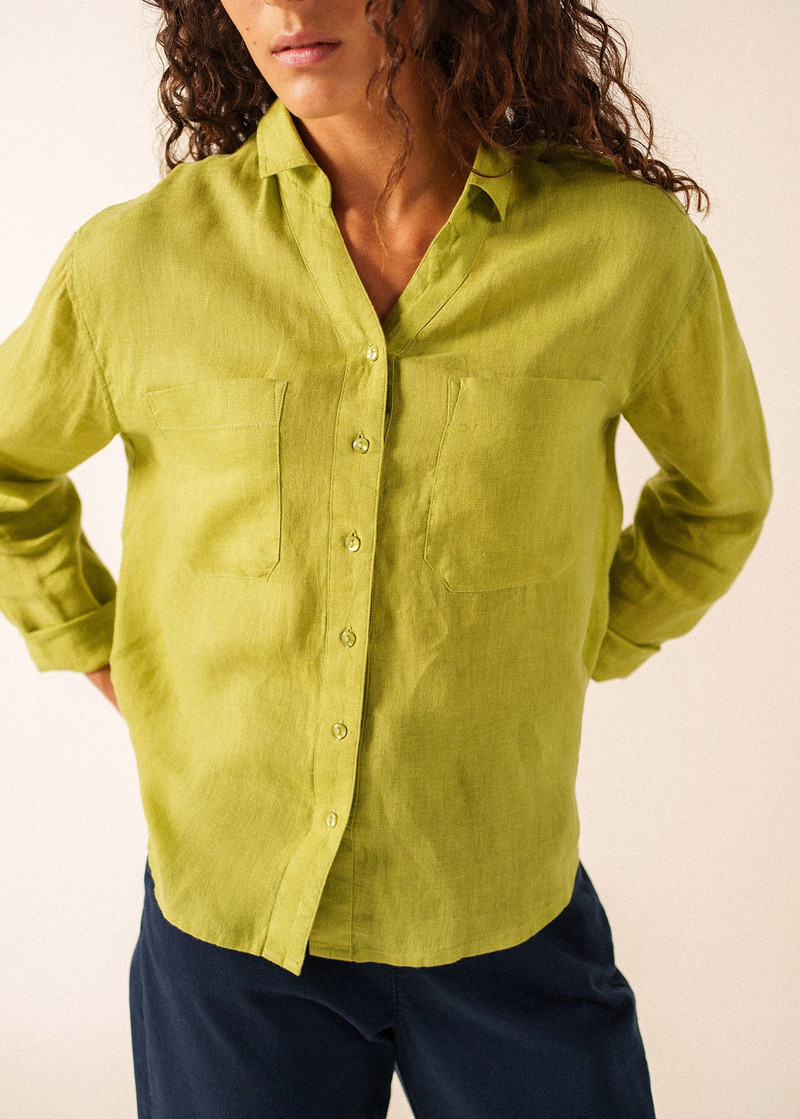 CHARLENE Linen Shirt 1