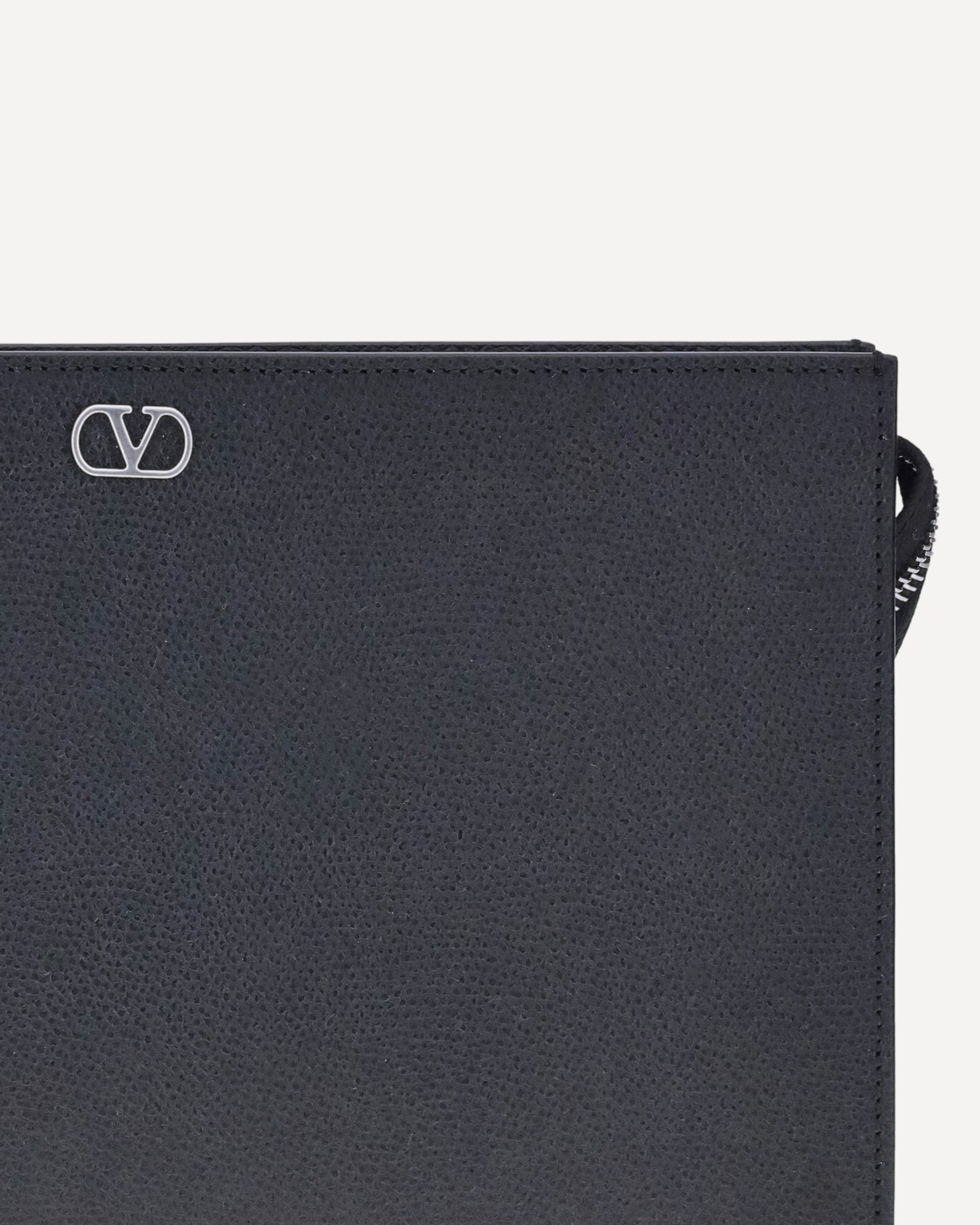Grained leather Pouch - 4