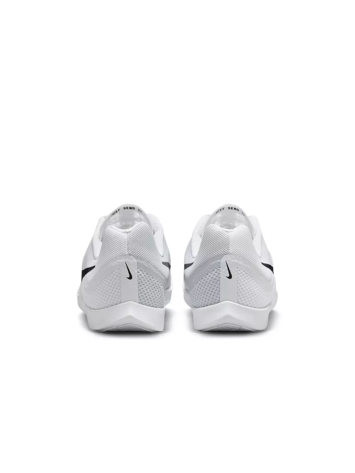 Rival Distance "White/Black/Metallic Silver" Unisex Track Spike - 7