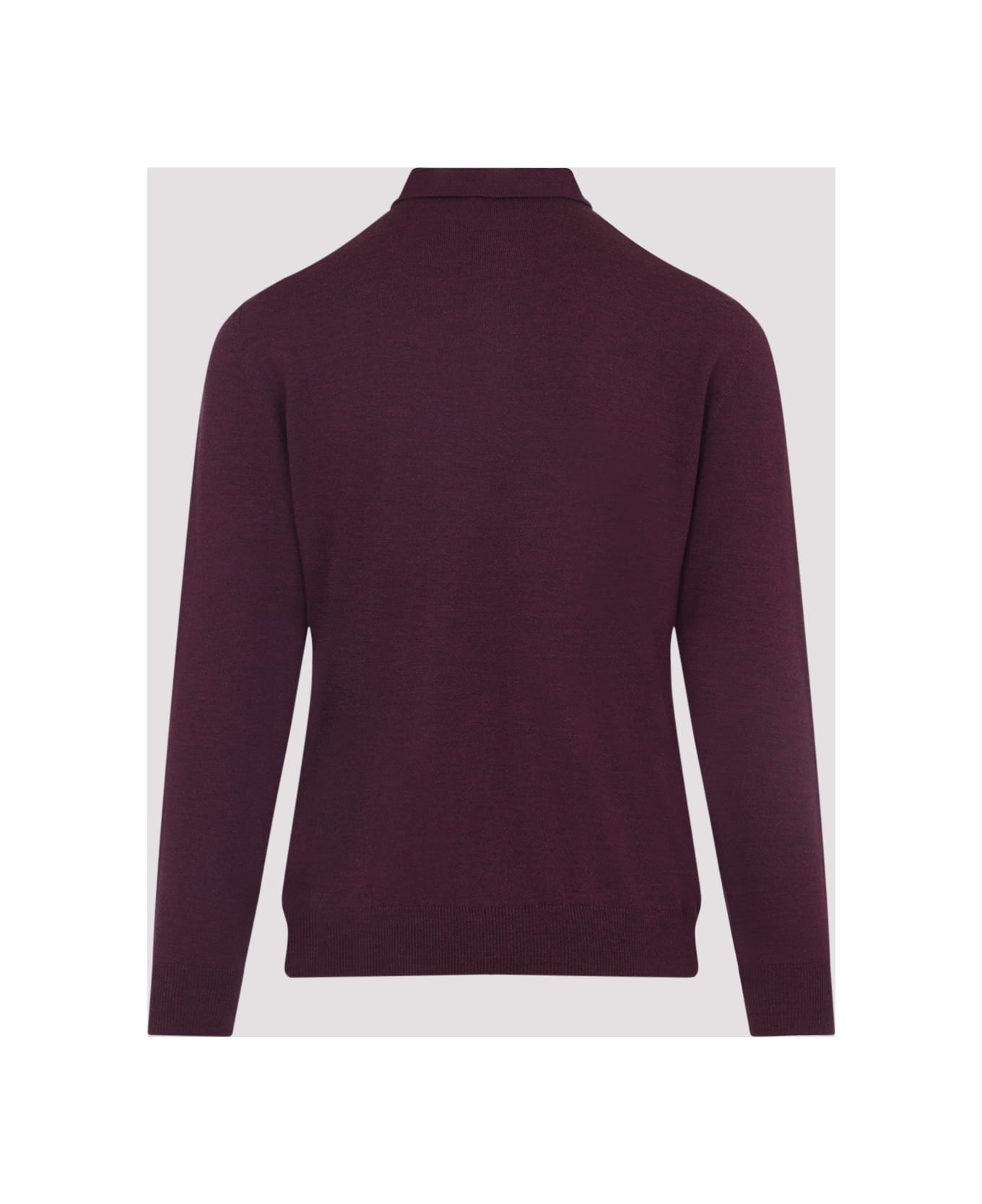 Knitted Long Sleeves Polo - 4