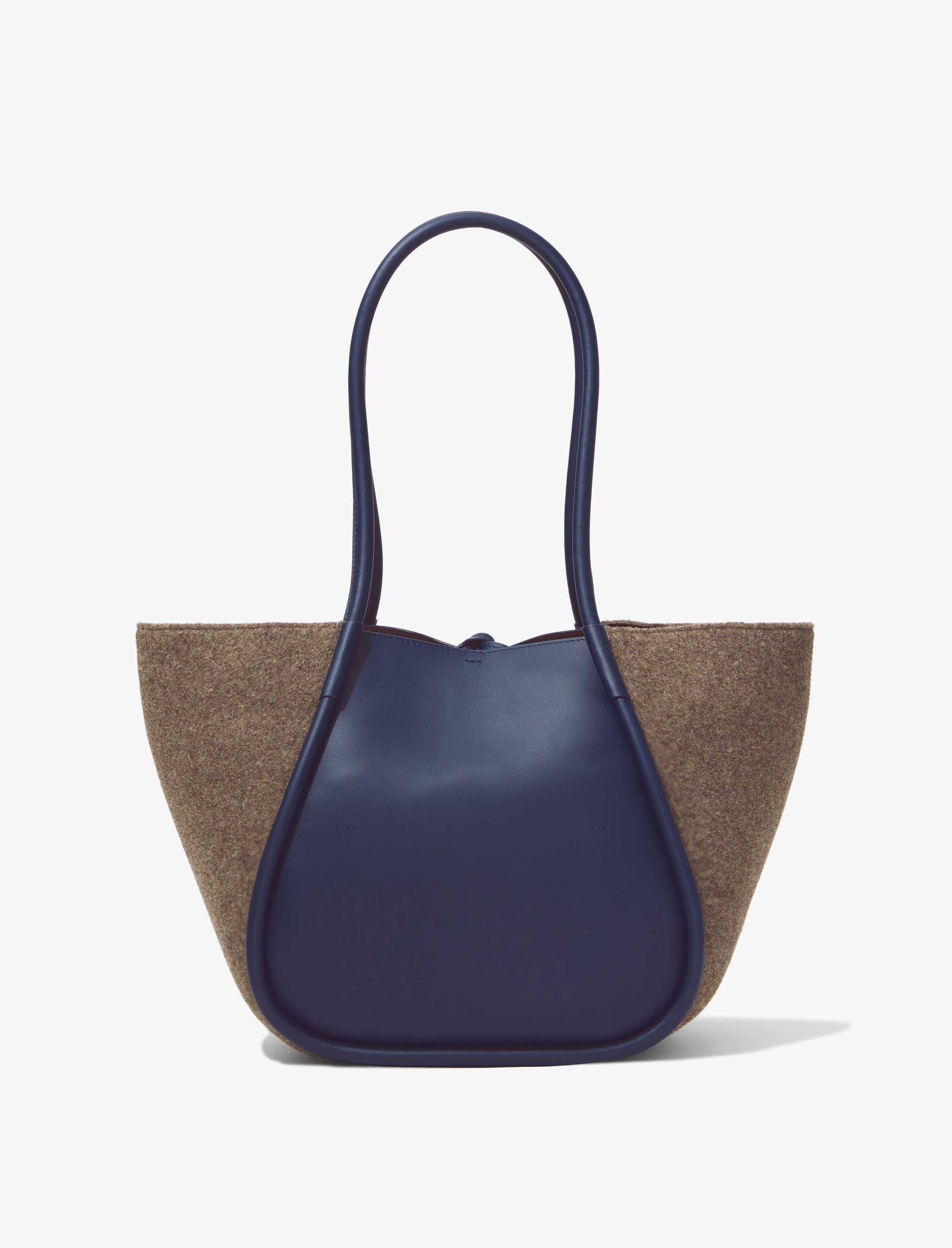 Felt Large Ruched Tote - 4