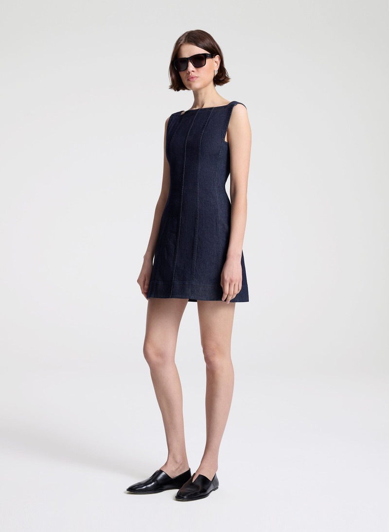 The 444 Denim Mini Dress 5