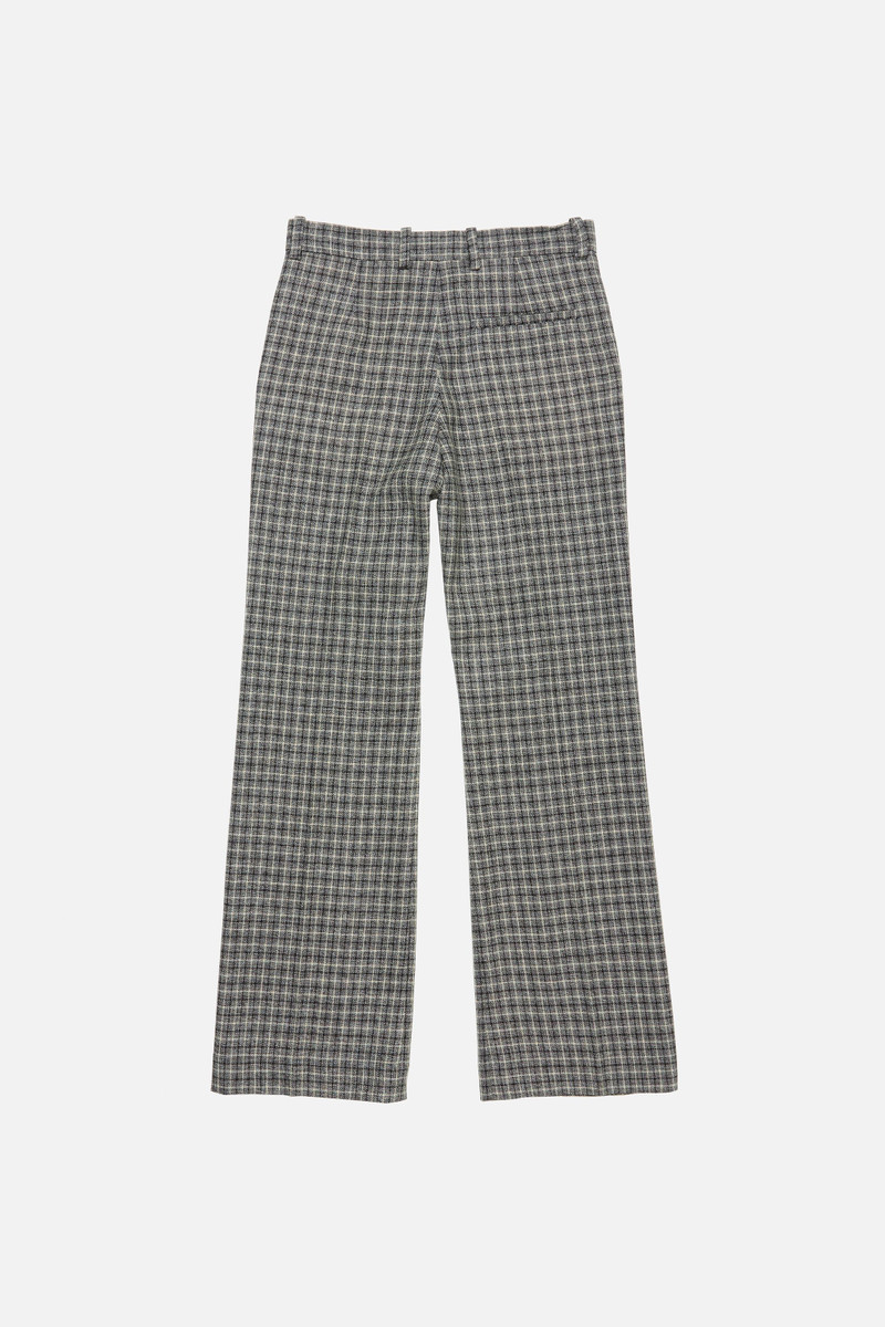 Wool check trousers - Black/white 7