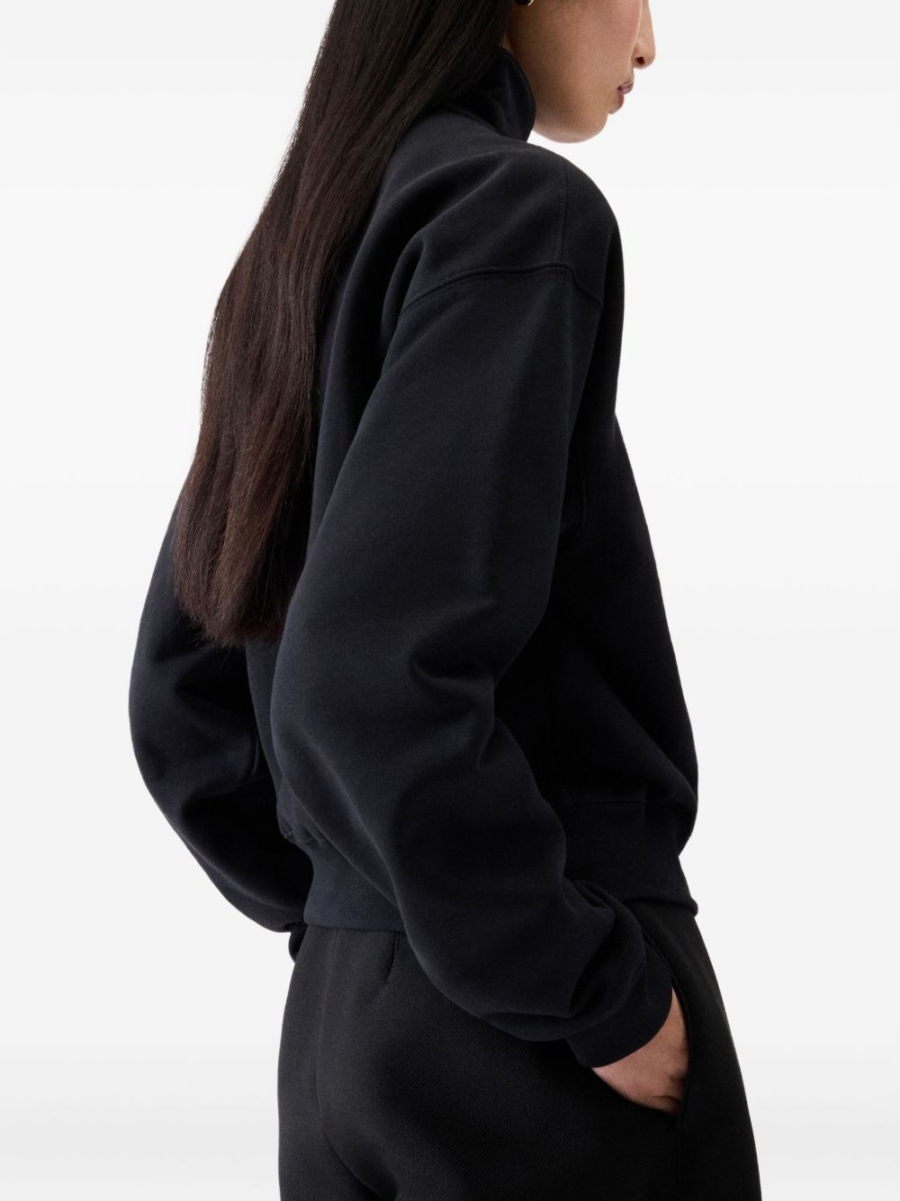 zip-up sweatshirt - 3