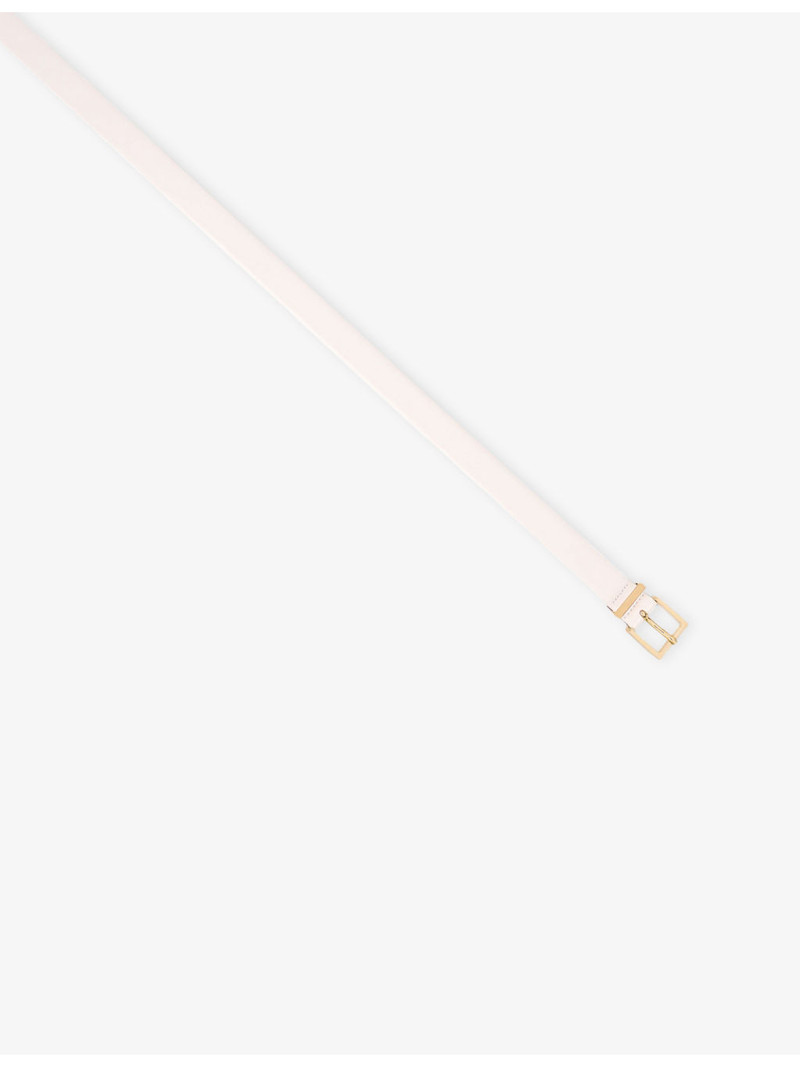 Sandro Smooth Buckle-Embellished Leather Belt outlook