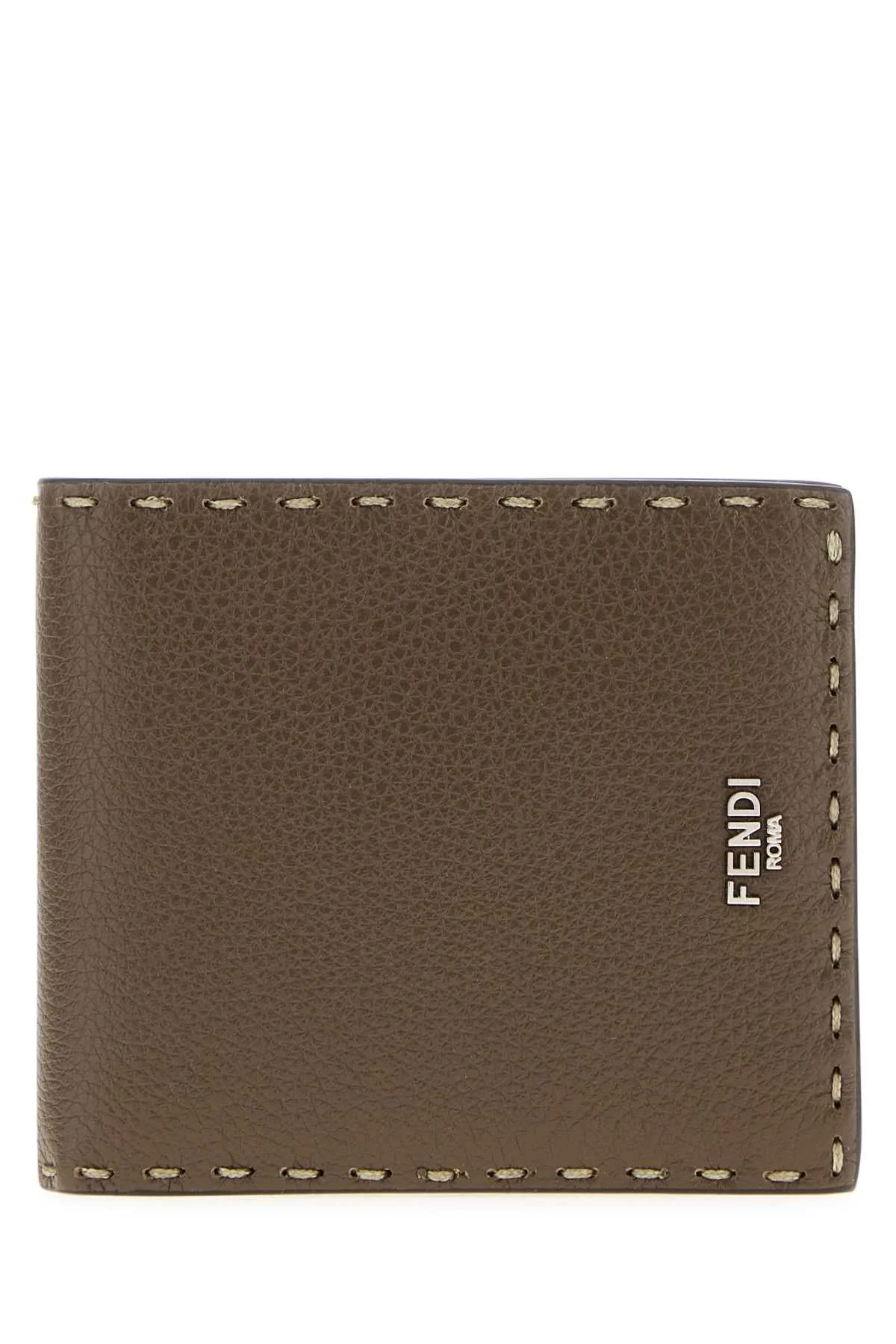Fendi Men Mud Leather Wallet - 1