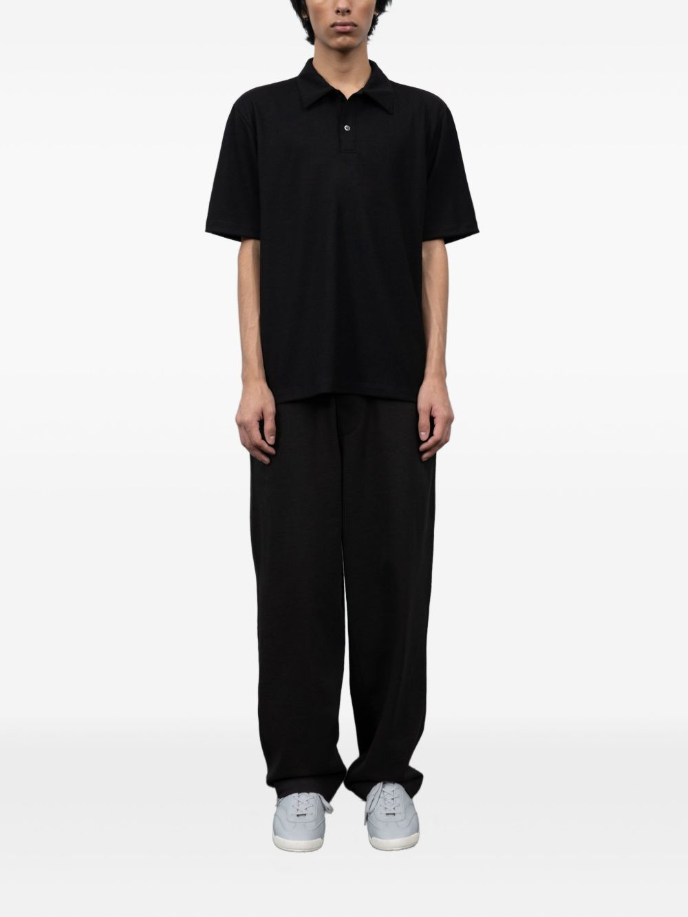 Summer short-sleeve wool polo shirt - 2