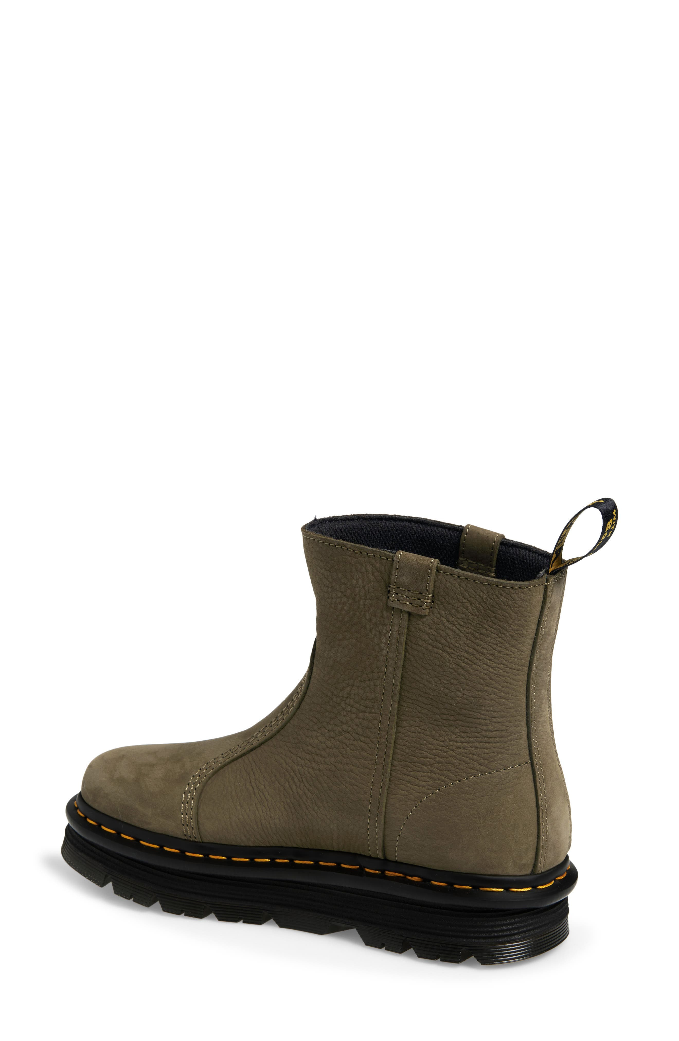 Dr. Martens Zebzag Rigger Boot in Dms Olive at Nordstrom - 2