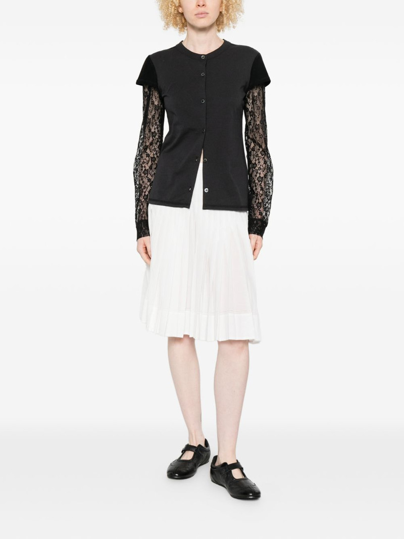 LOW CLASSIC pleated midi skirt outlook