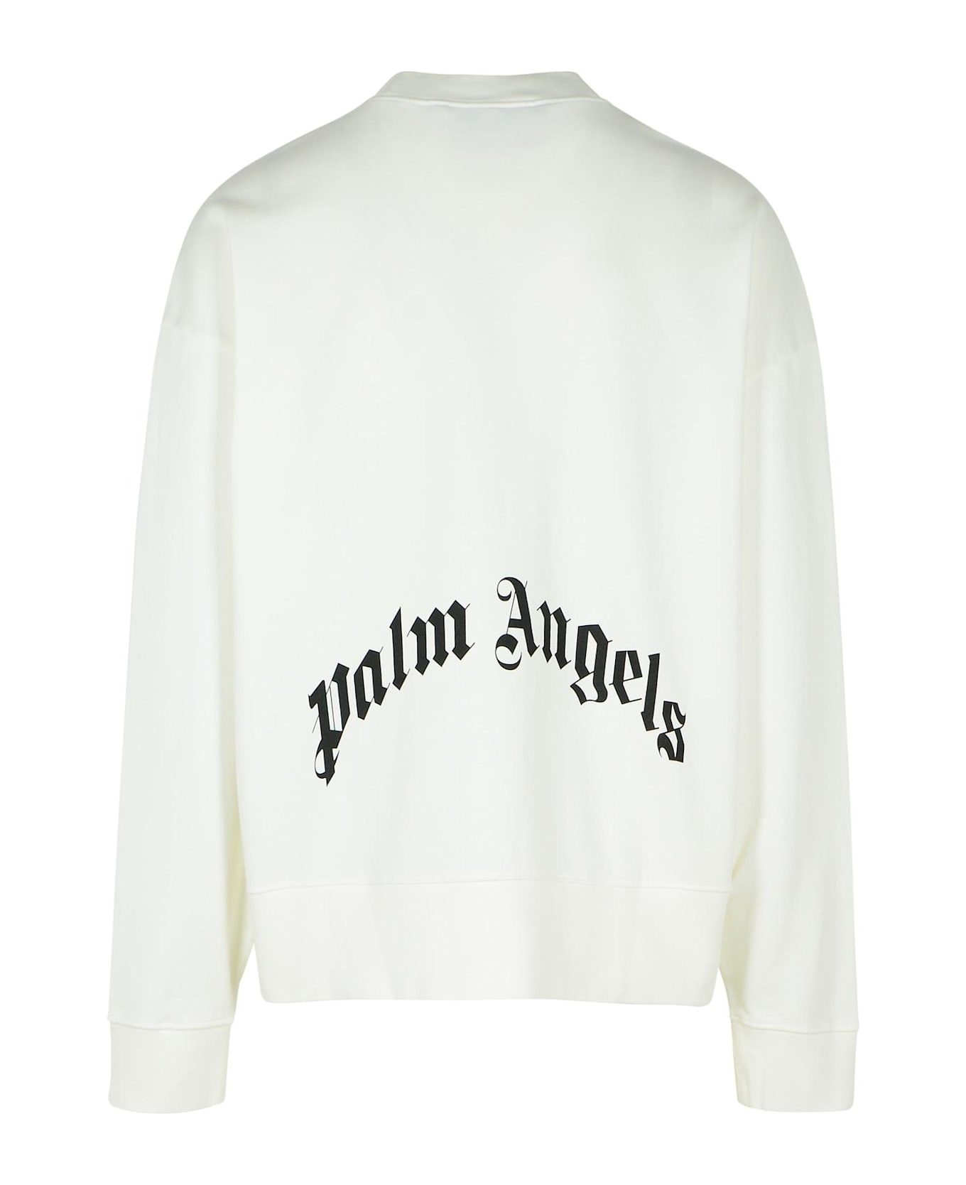 White Cotton Sweatshirt - 3