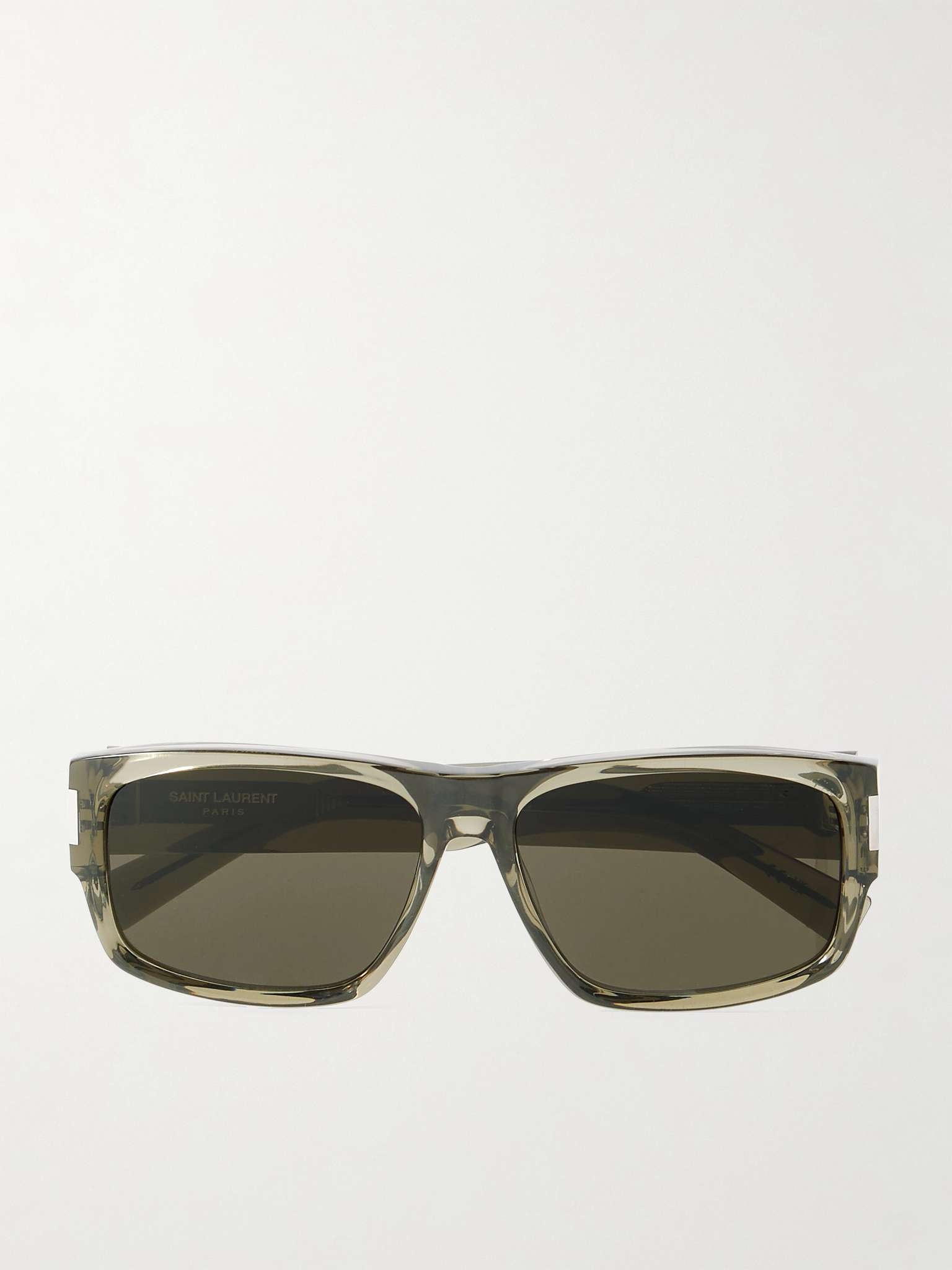 New Wave Rectangular-Frame Acetate Sunglasses - 1