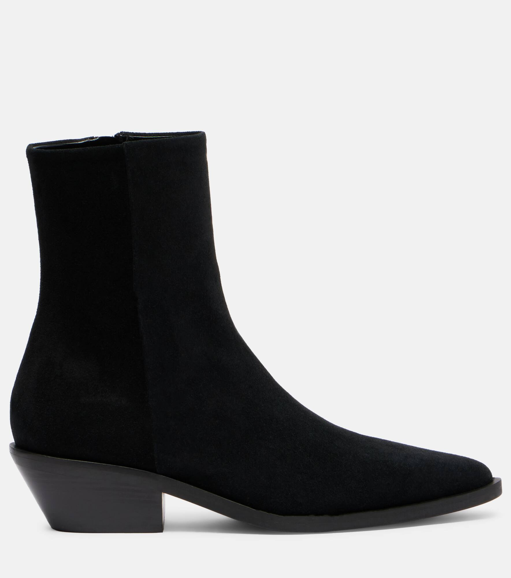 Hudson suede ankle boots - 4