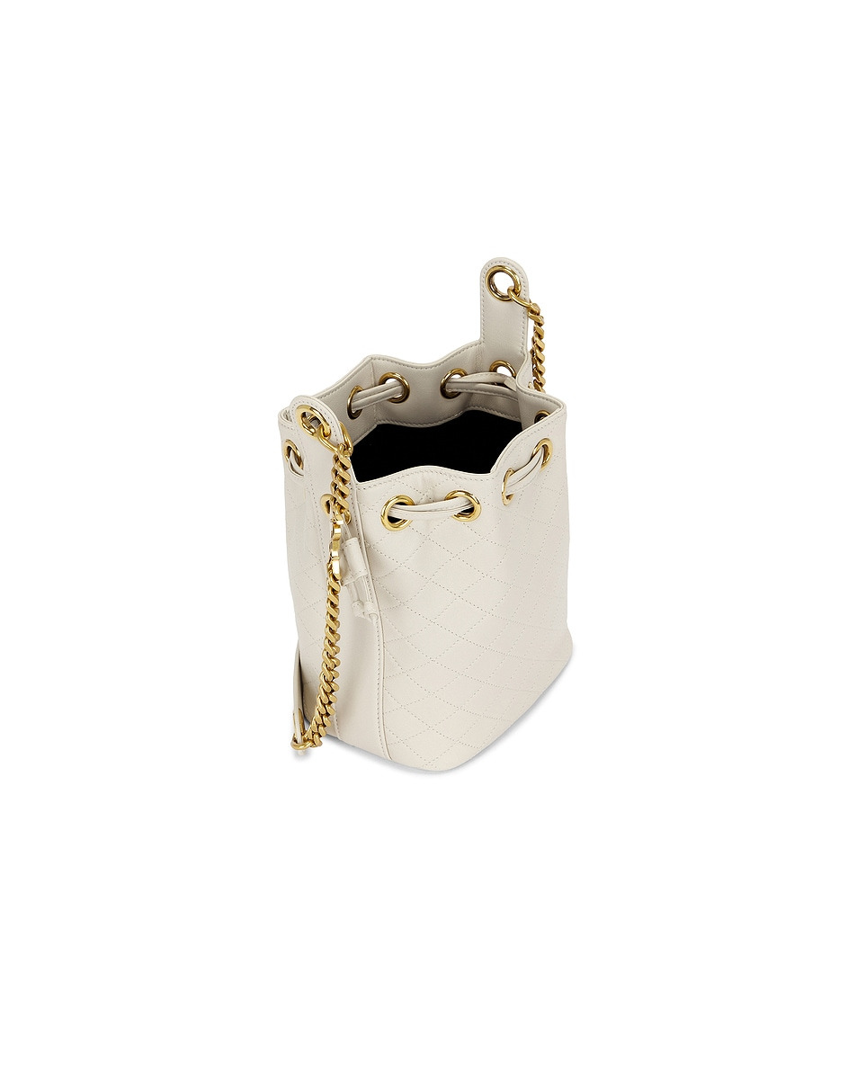 Small Cassandre Quilted Bucket Bag - 4