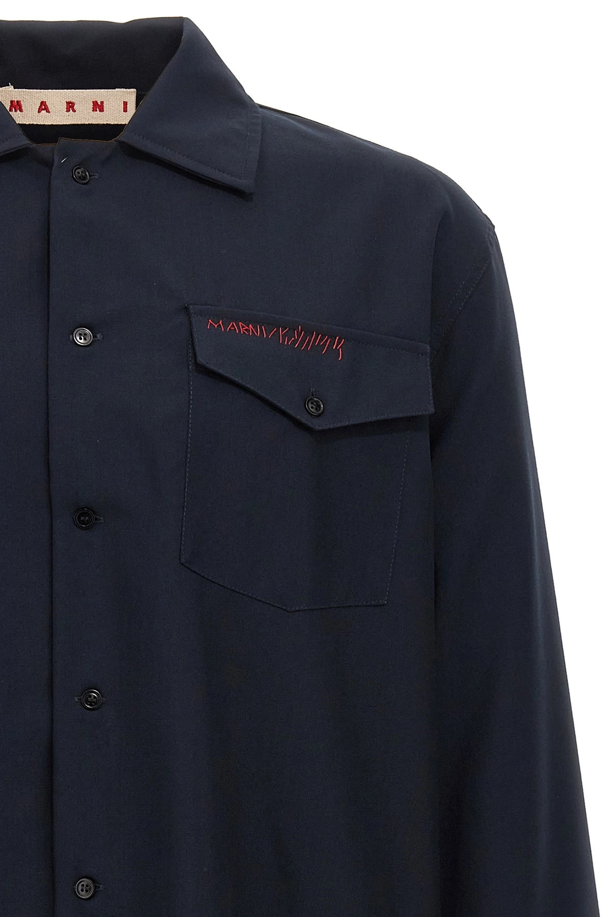 Logo embroidery shirt - 3