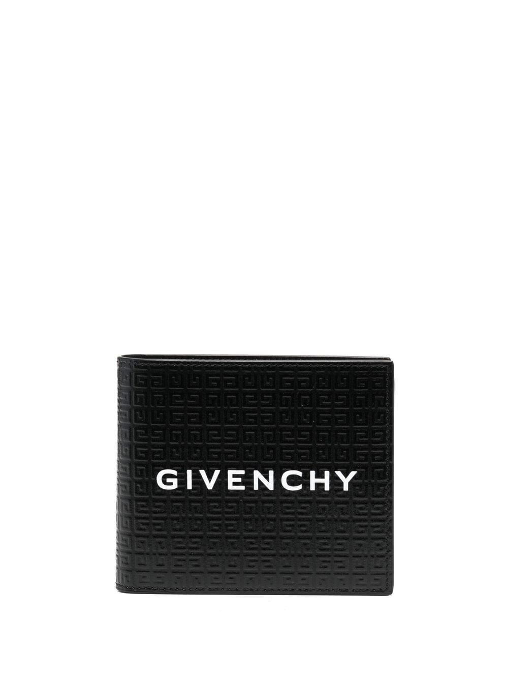 Logo leather wallet - 1