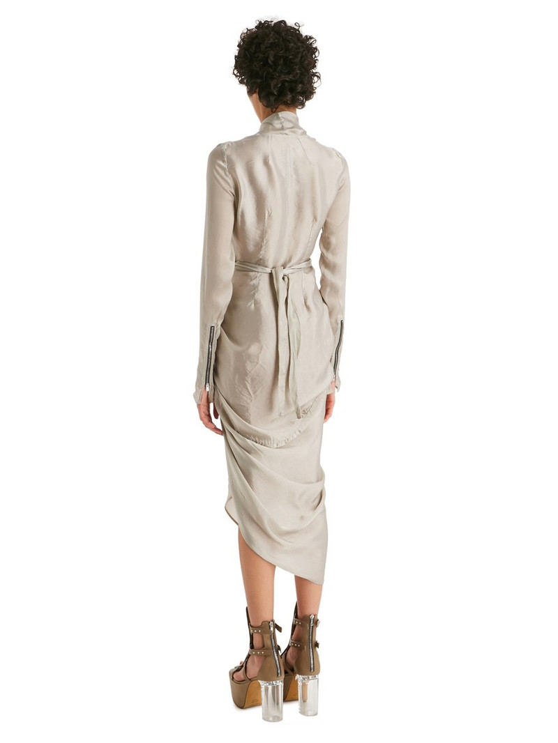 draped wrap midi dress 3
