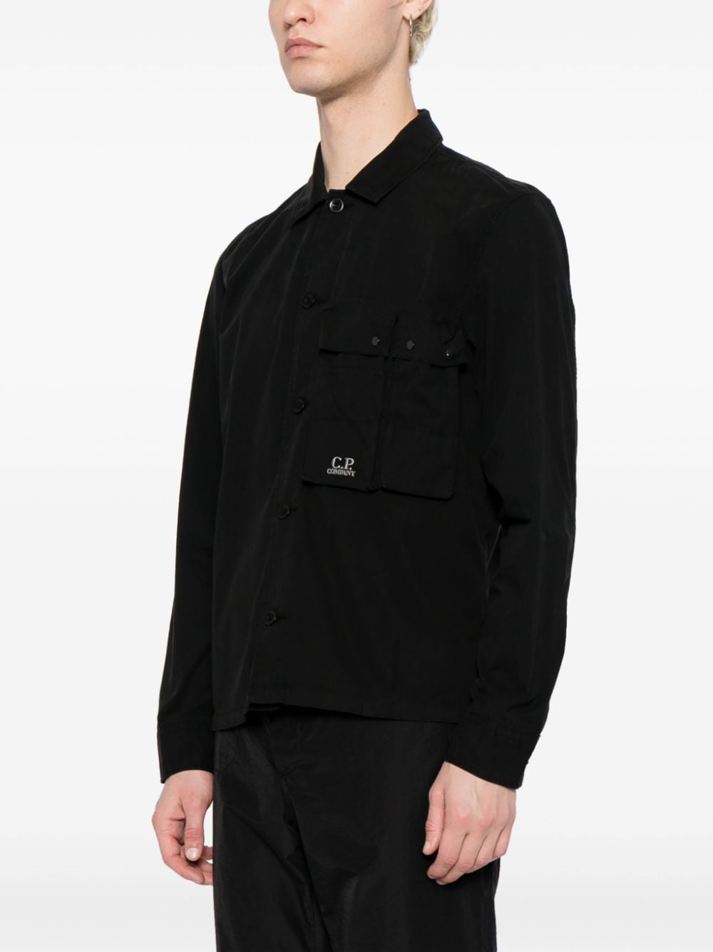 buttoned cotton shirt - 3