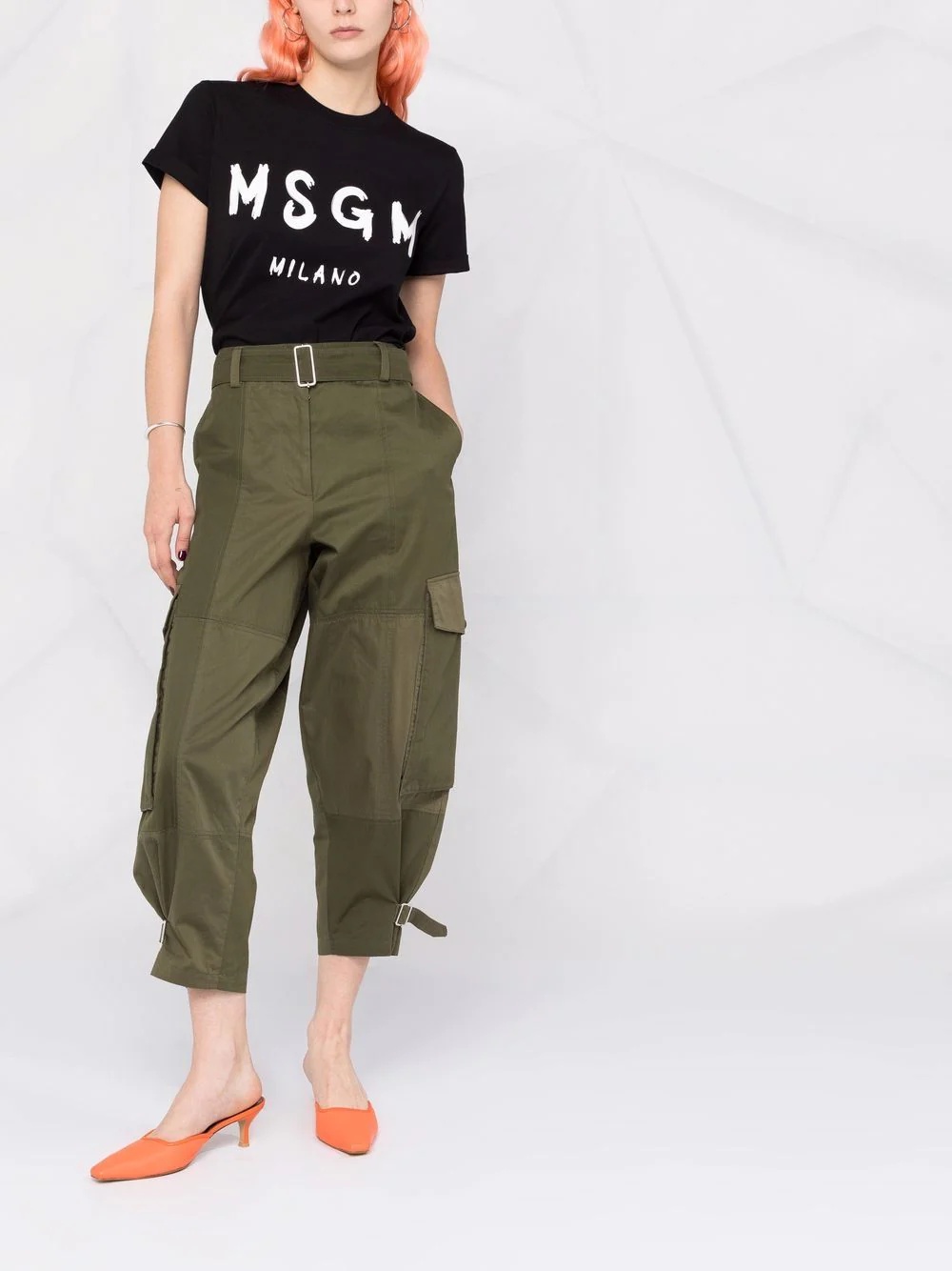 logo-print short-sleeved T-shirt - 2