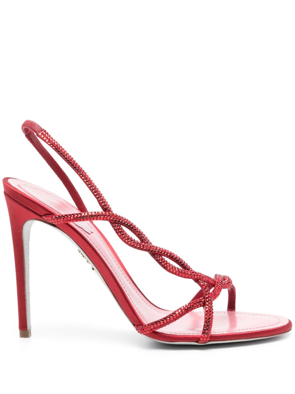 110mm rhinestone-embellished sandals - 1