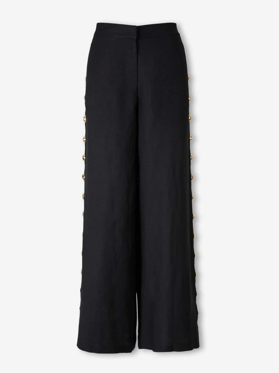 Simkhai Wide Leg Linen Trousers - 1