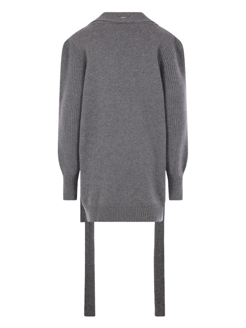 SA SU PHI buttoned tie cardigan outlook