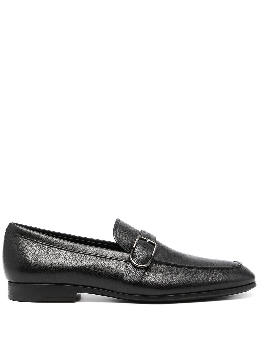 buckle-detail square-toe loafers - 1