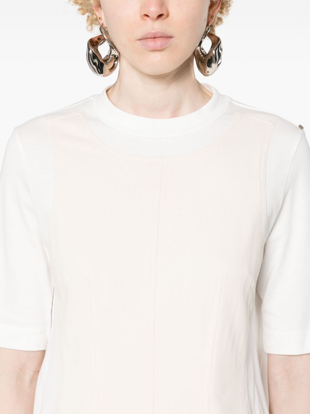 layered-effect T-shirt - 5