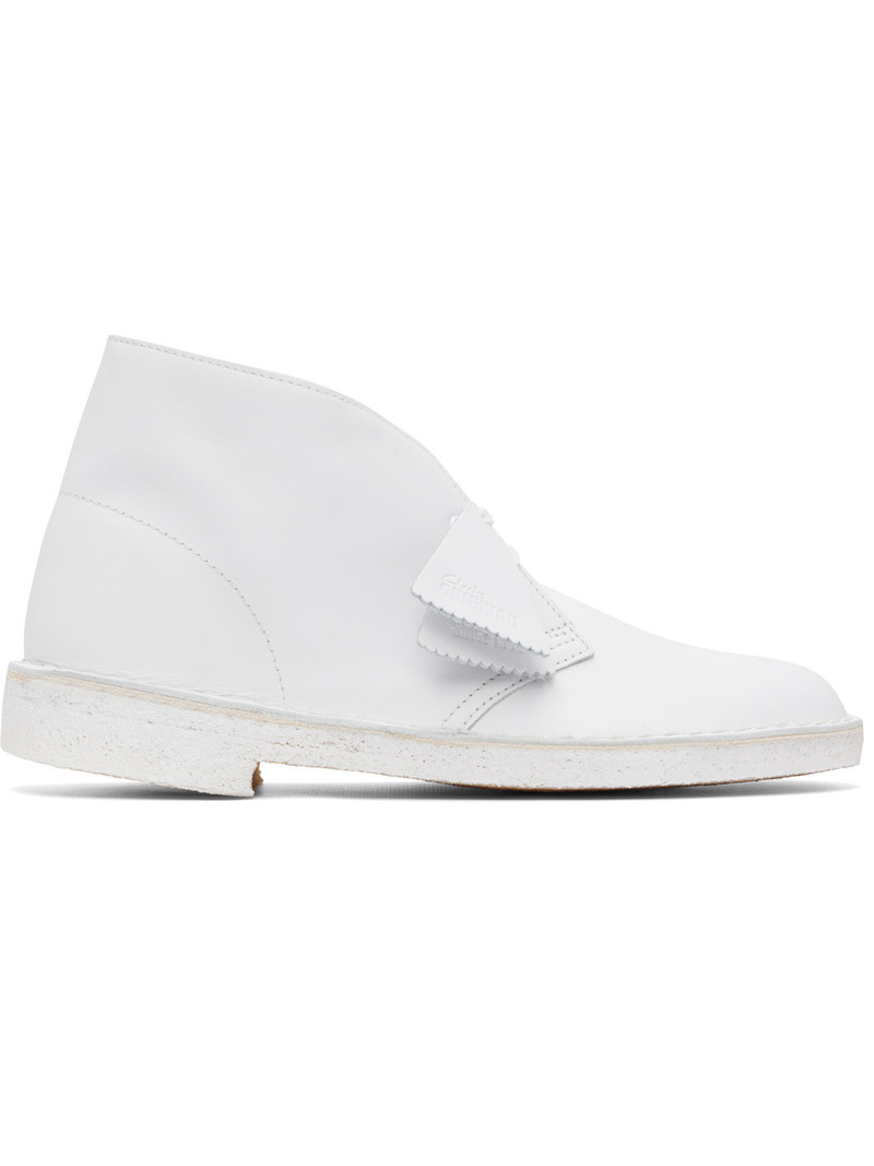 White Suede Desert Boots 1