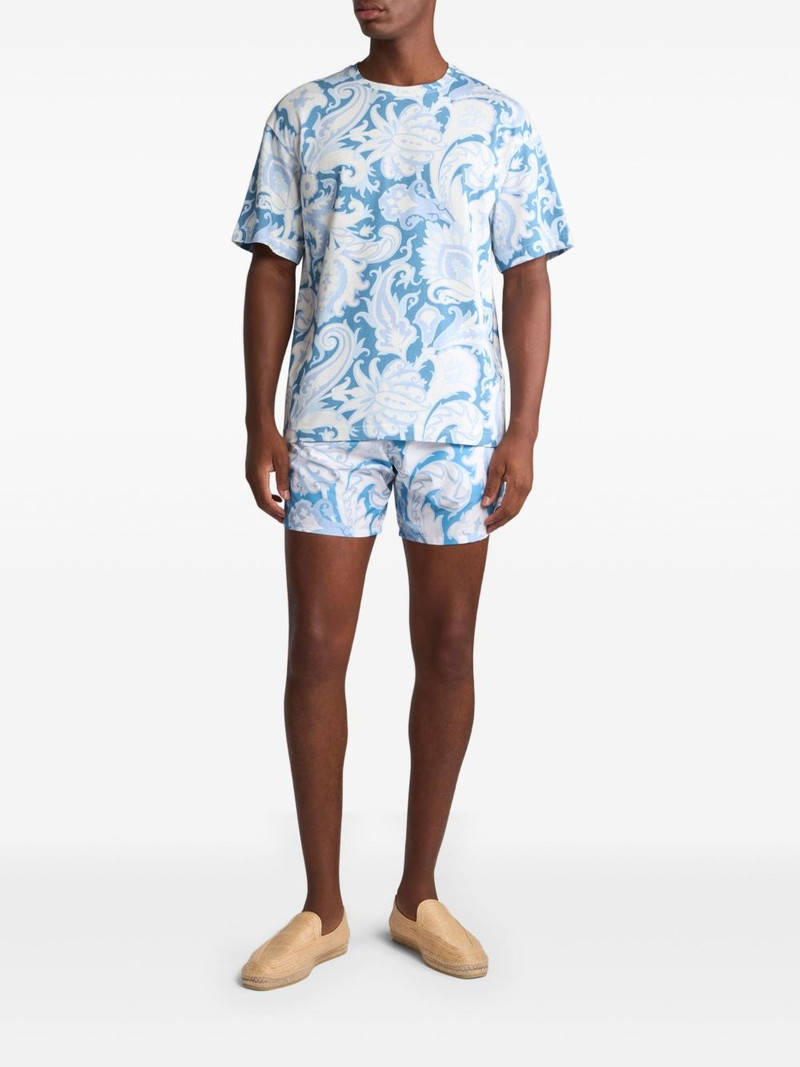 Etro floral-print swim shorts outlook