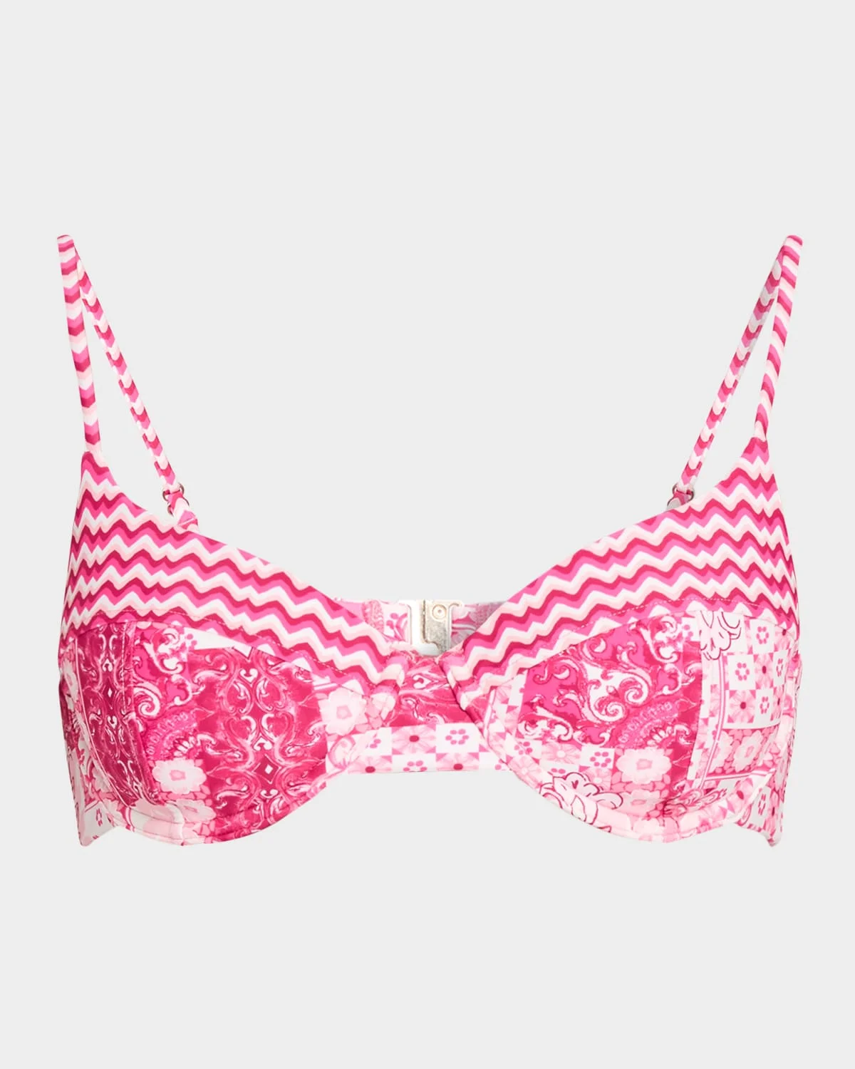 Printed Mona Bikini Top - 1