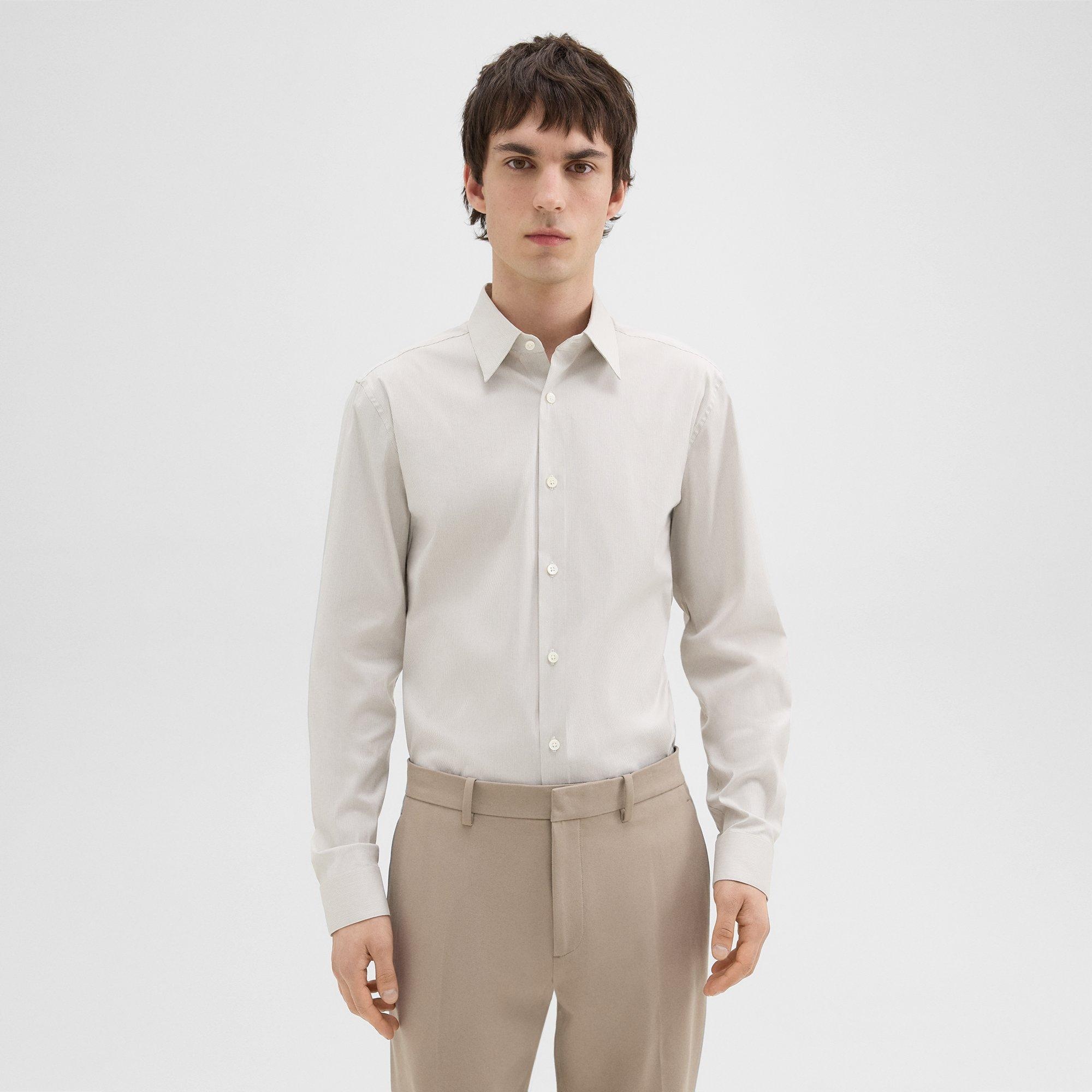 Sylvain Shirt in Checked Poplin - 3