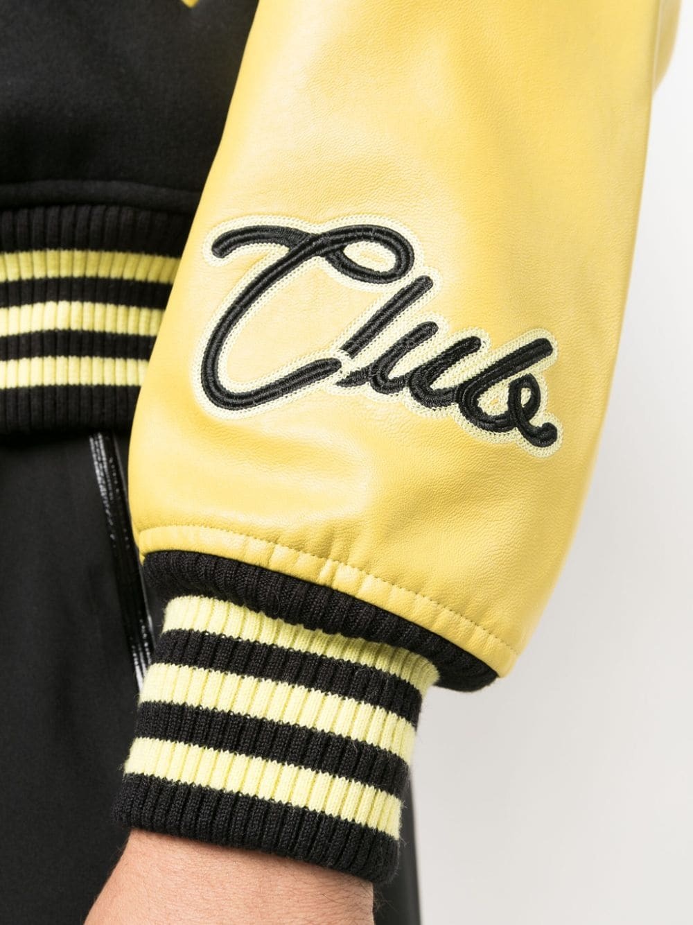 logo-patch letterman jacket - 6
