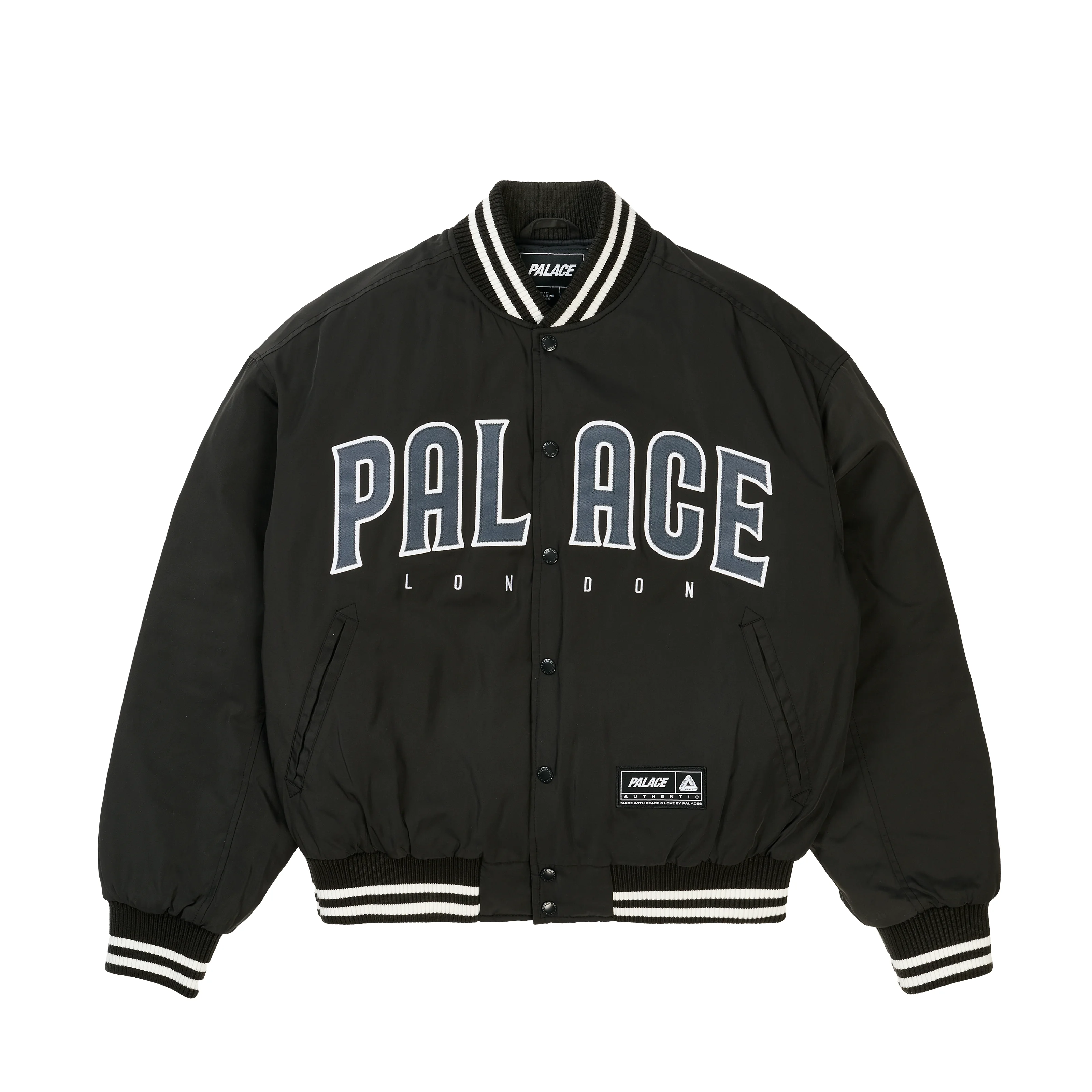 SATIN THE PARK JACKET BLACK - 1