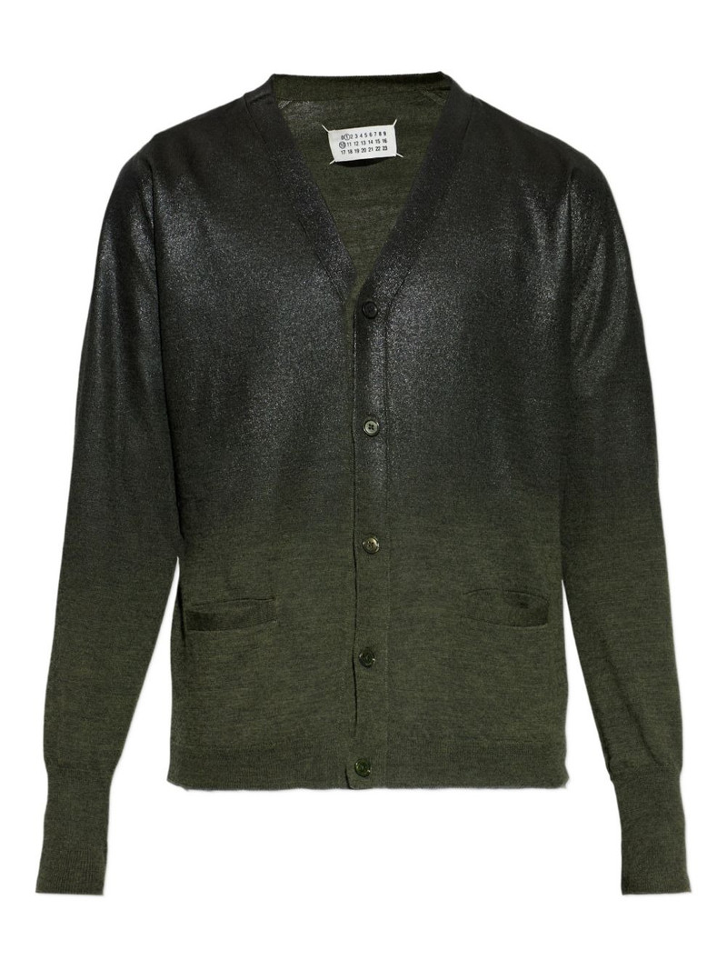 ribbed-knit cardigan 1