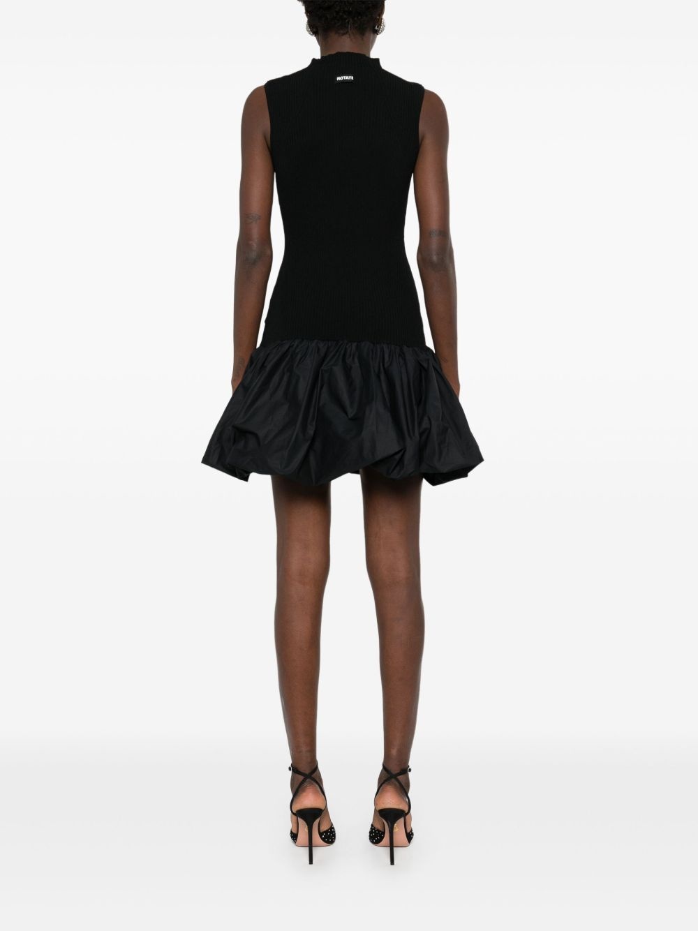 ribbed-knit mini dress - 4