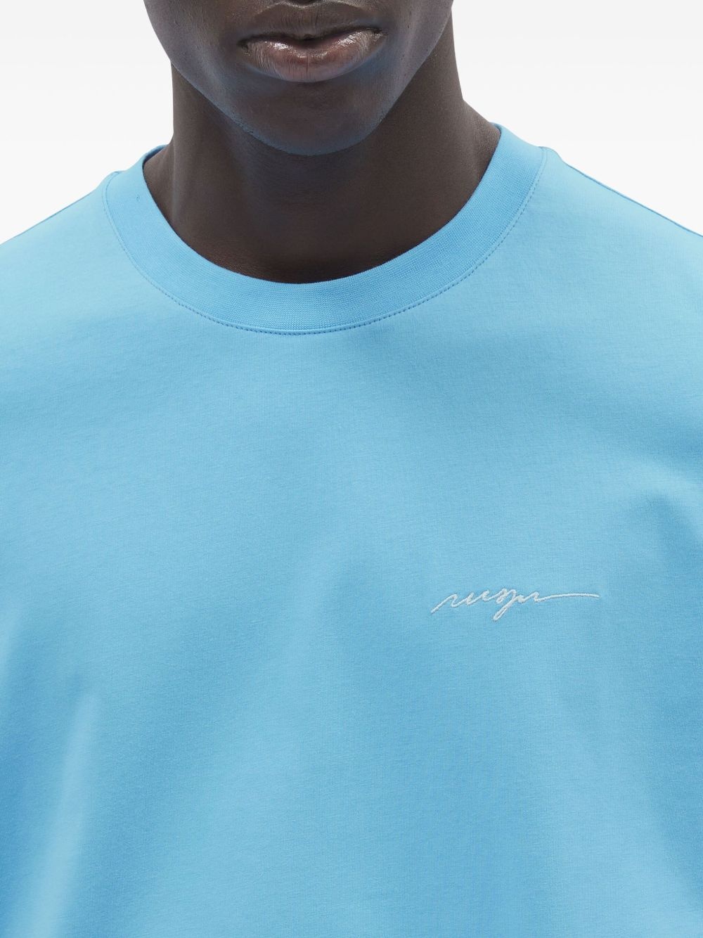 logo-embroidered T-shirt - 5