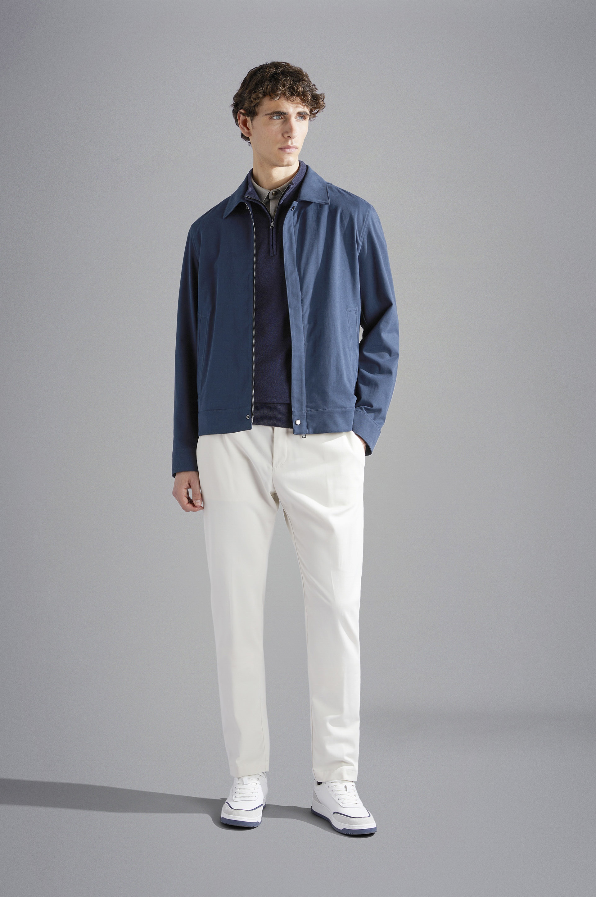 COTTON STRETCH SHACKET - 2