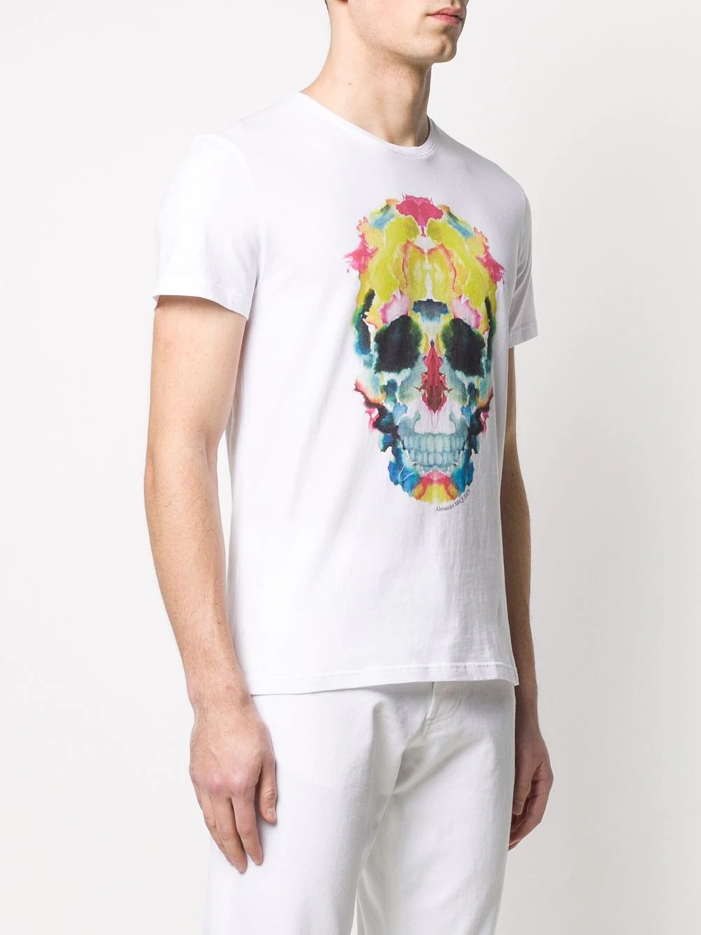 skull print T-shirt - 3