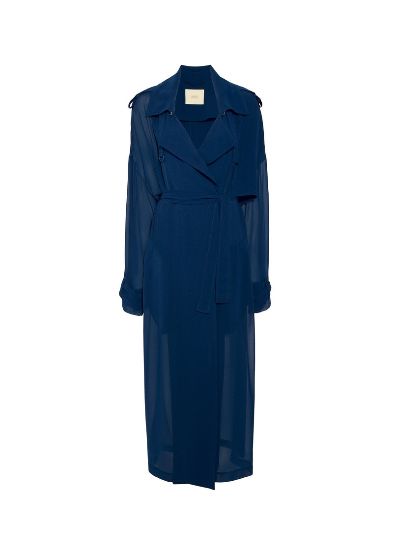 Georgette Double Breasted Trench 1