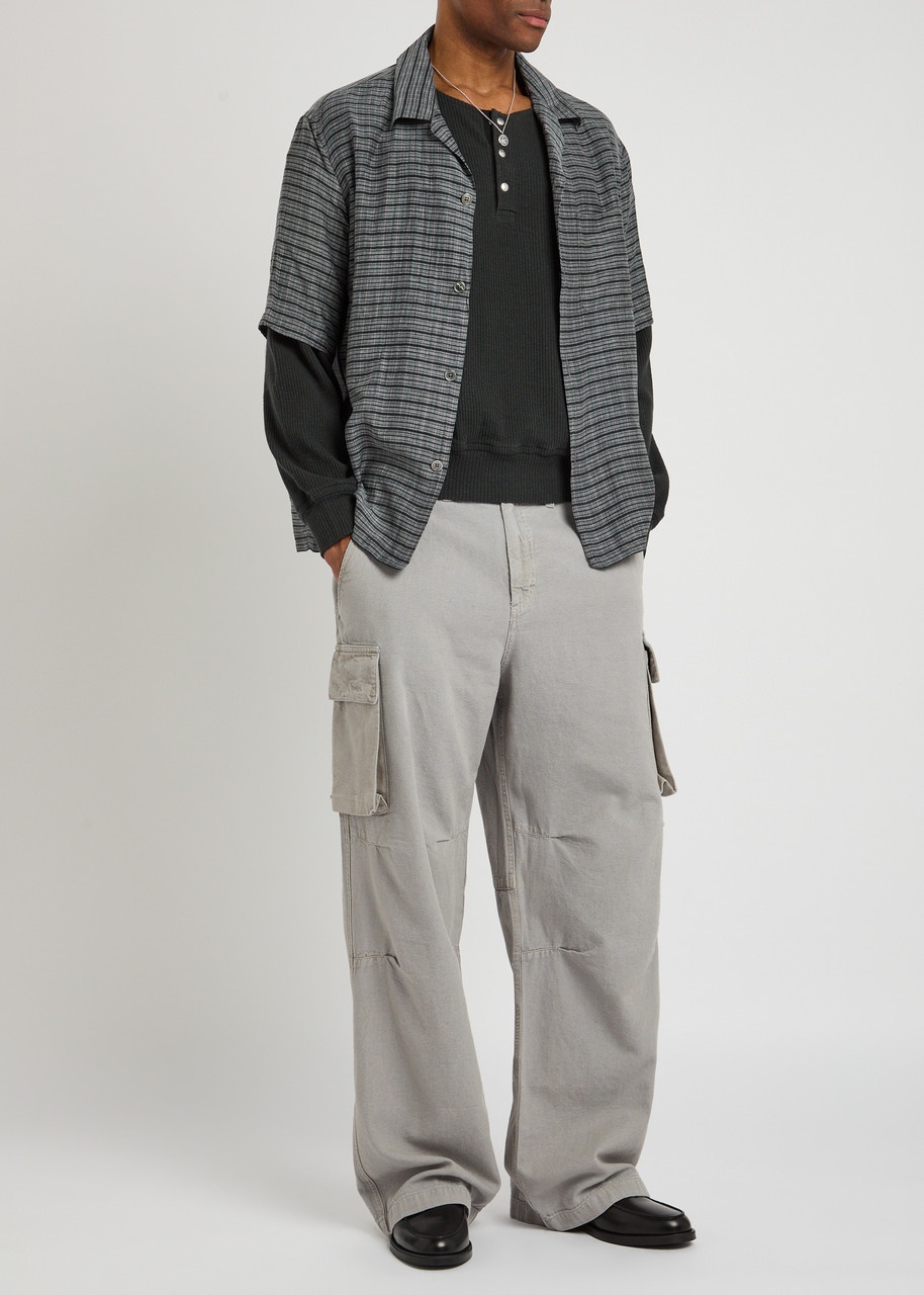 Our Legacy Heusen Checked Voile Shirt - 4