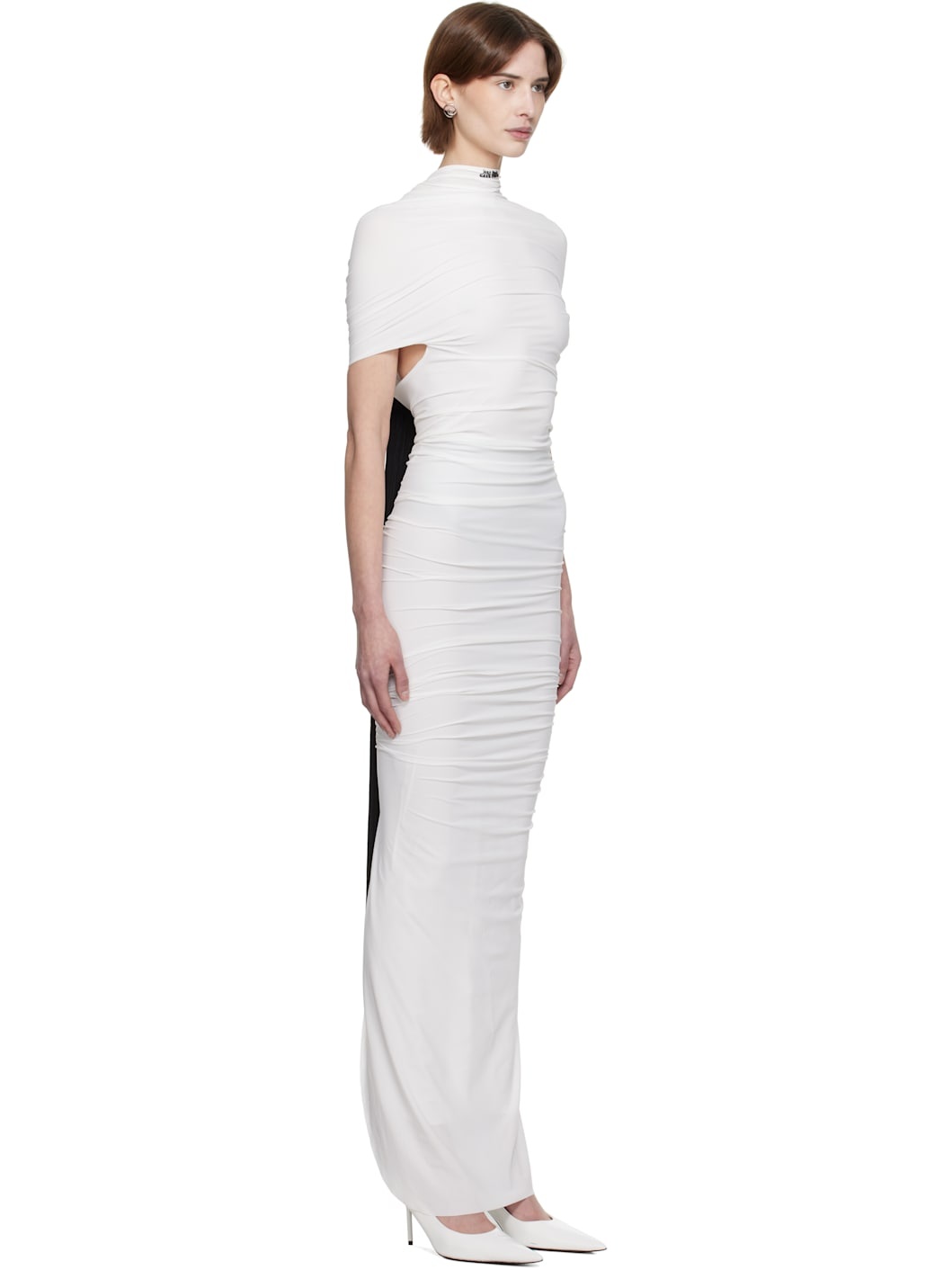White 'The Fringed' Maxi Dress - 2