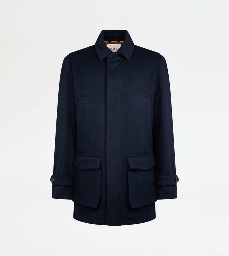 OVER JACKET IN T15 WOOL DRAP - BLUE 1