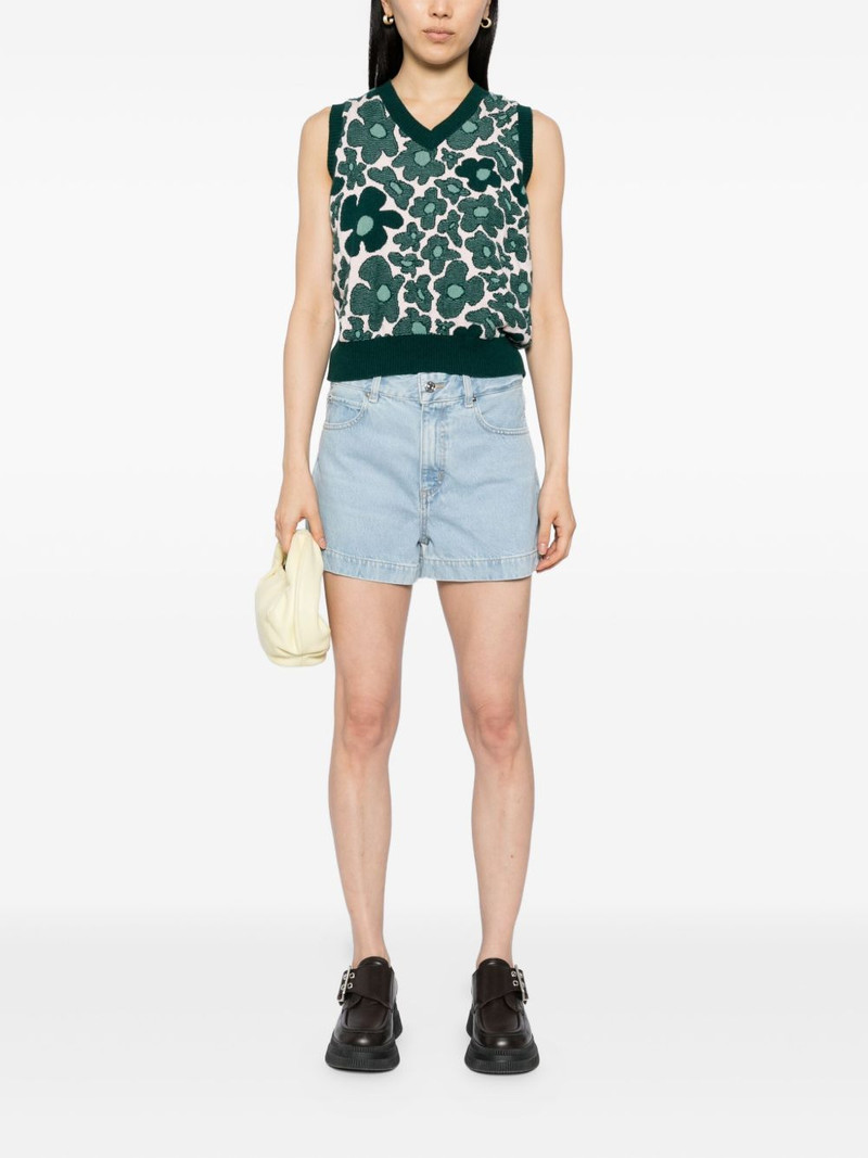 FRAME high-waisted denim shorts outlook