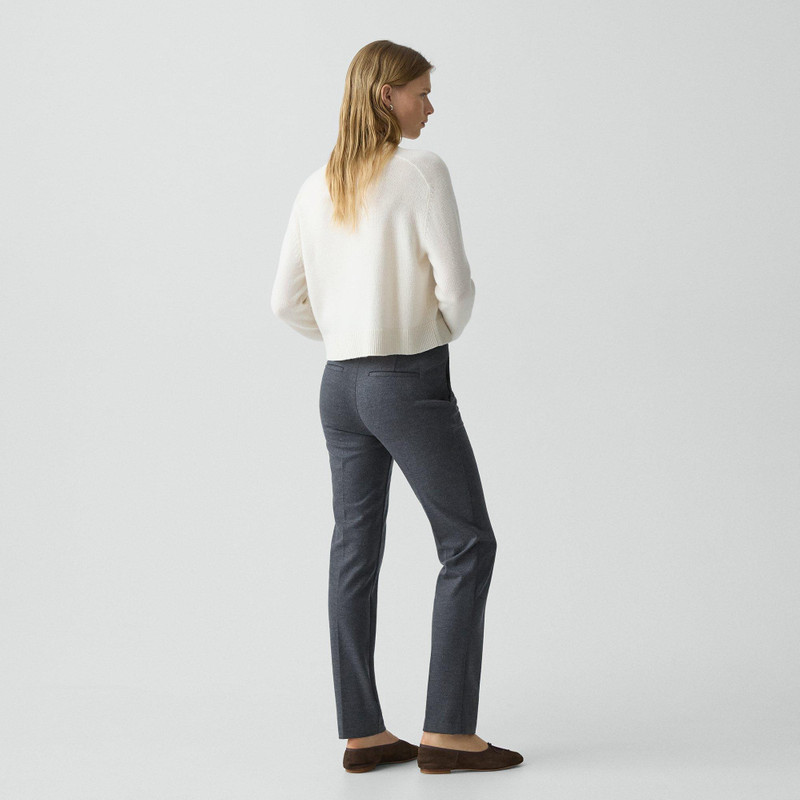 Theory Slim Leg Pant in Wool-Blend Knit outlook