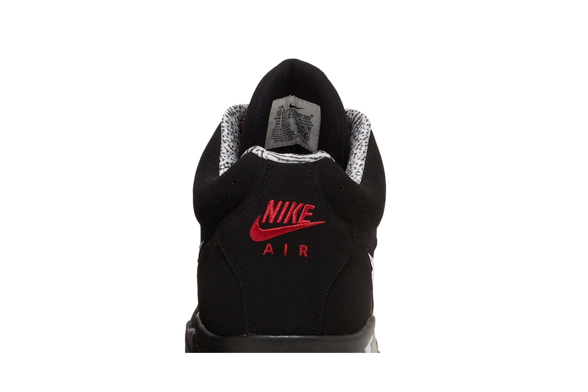 Air Flight Lite Mid 'Black White' - 7