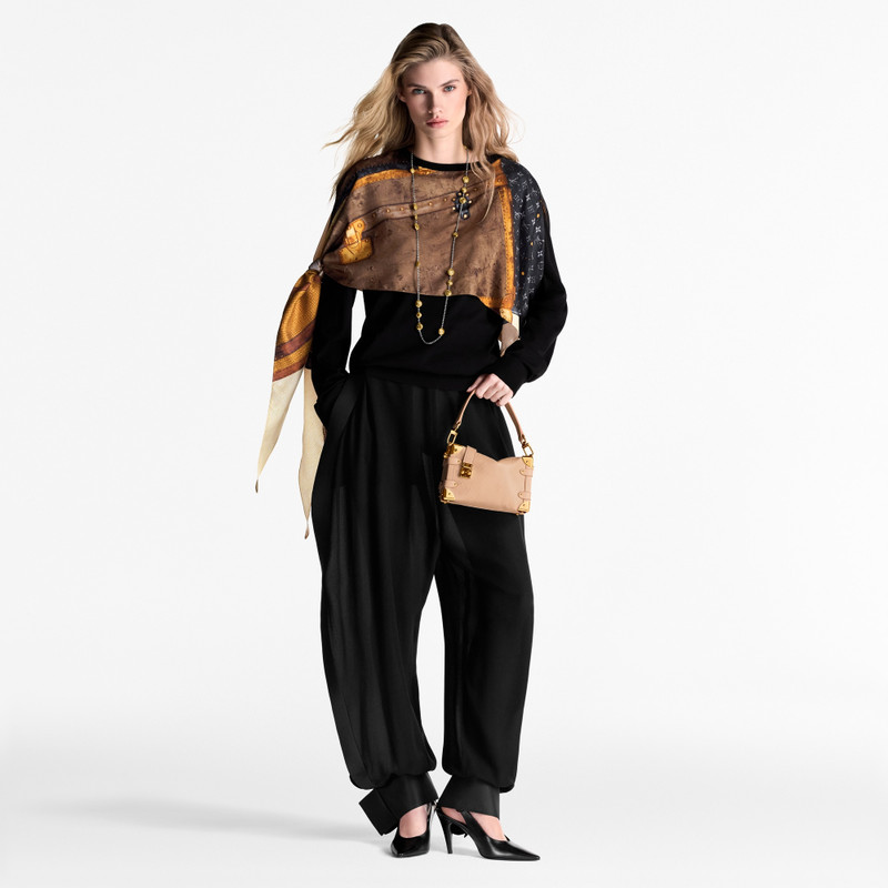 Louis Vuitton Sheer Silk Balloon Pants outlook