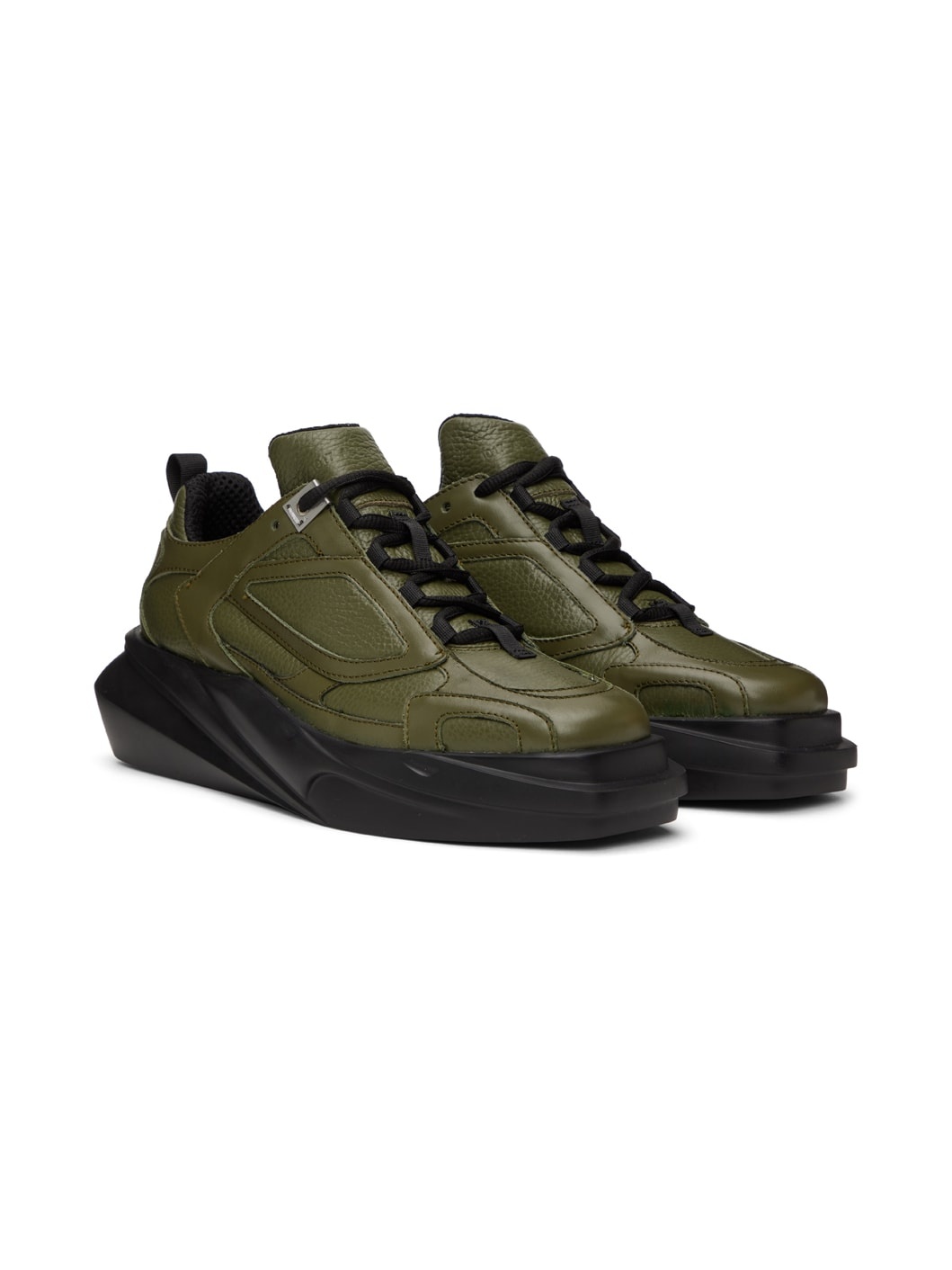 SSENSE Exclusive Khaki Mono Hiking Sneakers - 4