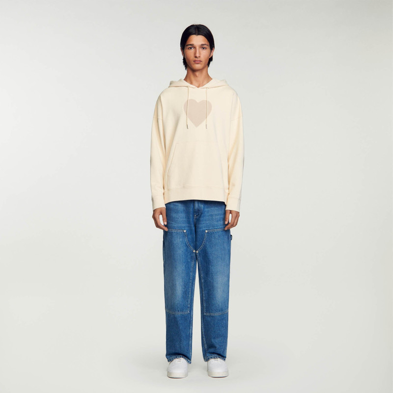 Sandro FLEECE HOODIE outlook